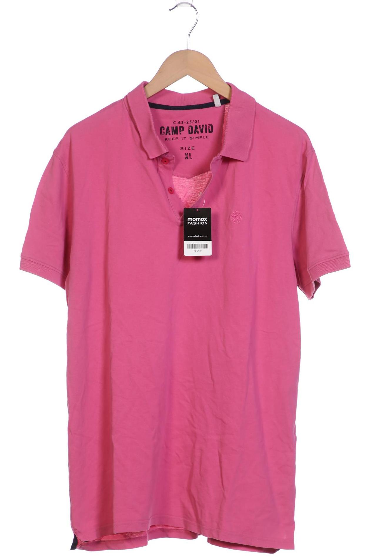 

Camp David Herren Poloshirt, pink, Gr. 54