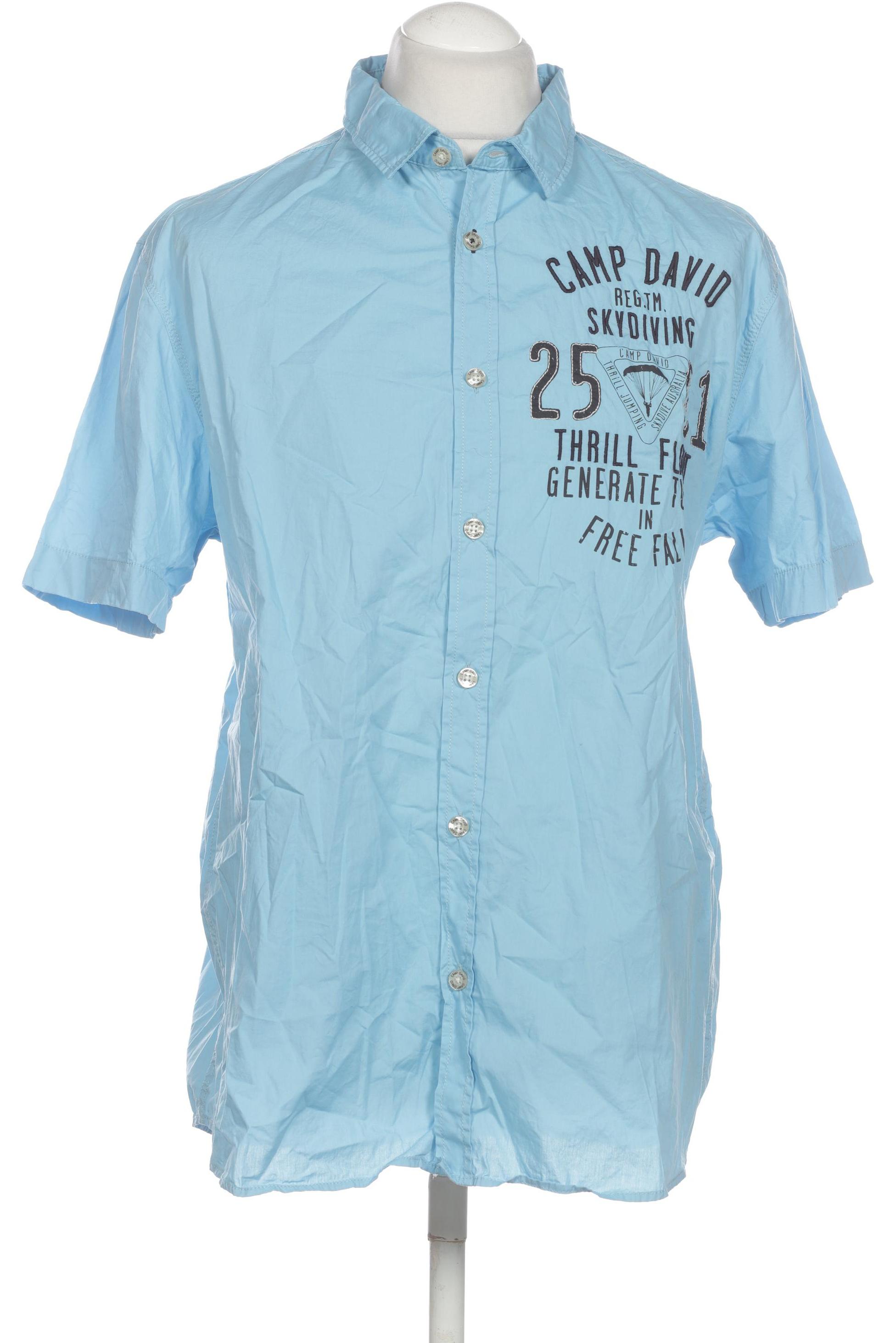 

Camp David Herren Hemd, blau, Gr.