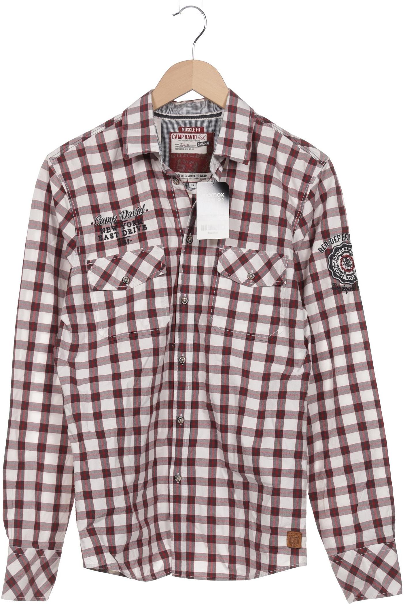 

Camp David Herren Hemd, bordeaux, Gr. 46