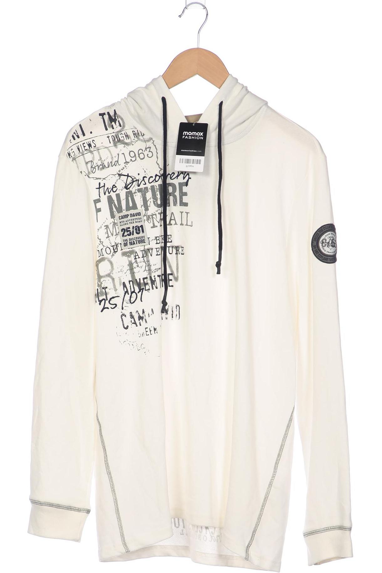 

Camp David Herren Kapuzenpullover, weiß, Gr. 52