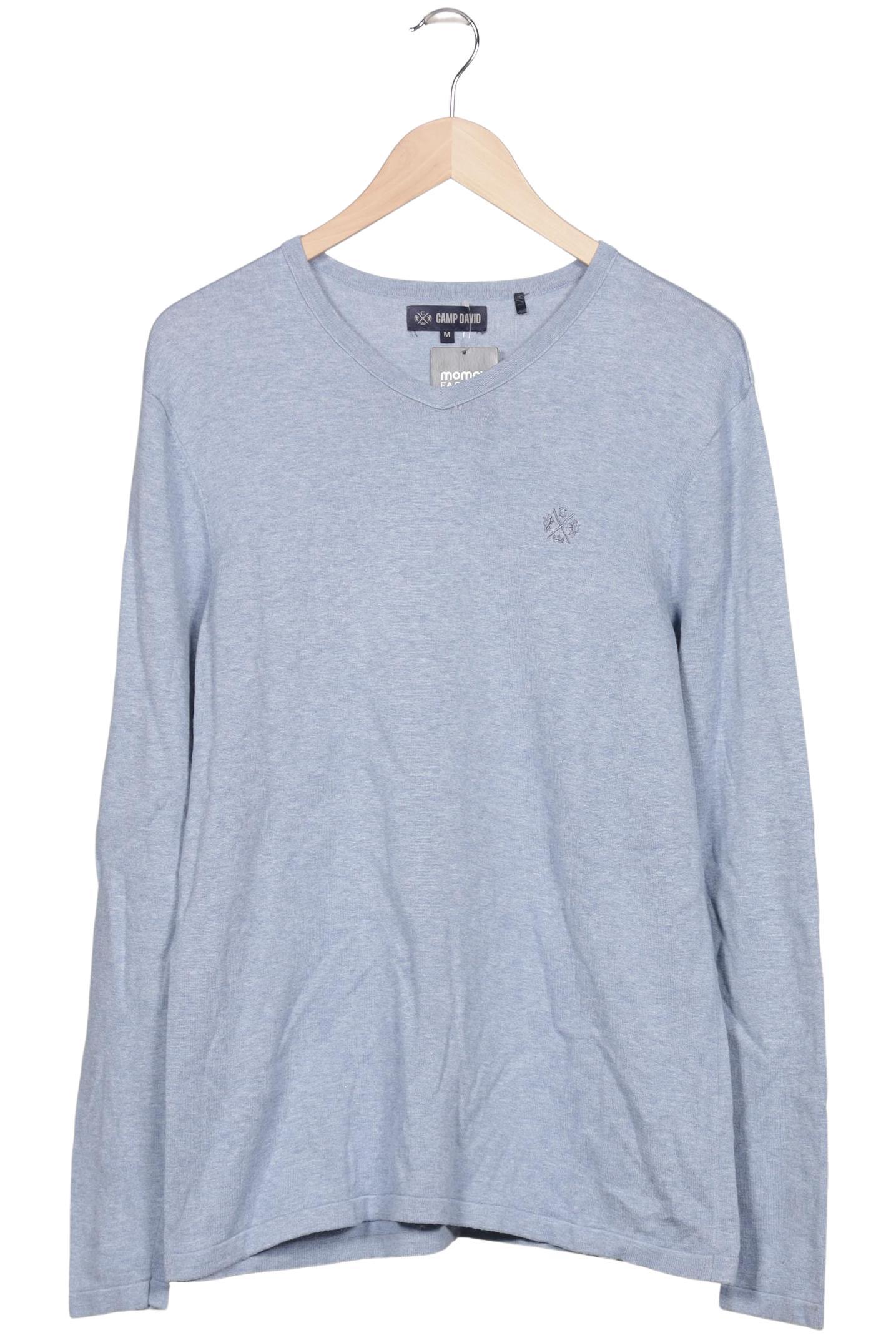 Thumbnail - Camp David Herren Pullover, hellblau, Gr. 48
