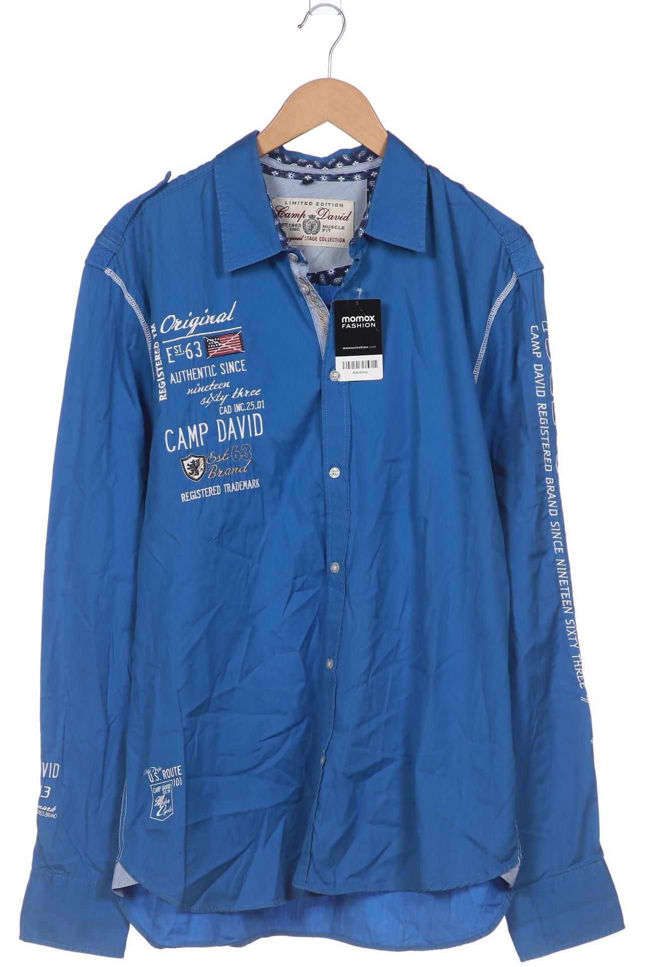 

Camp David Herren Hemd, blau, Gr. 56