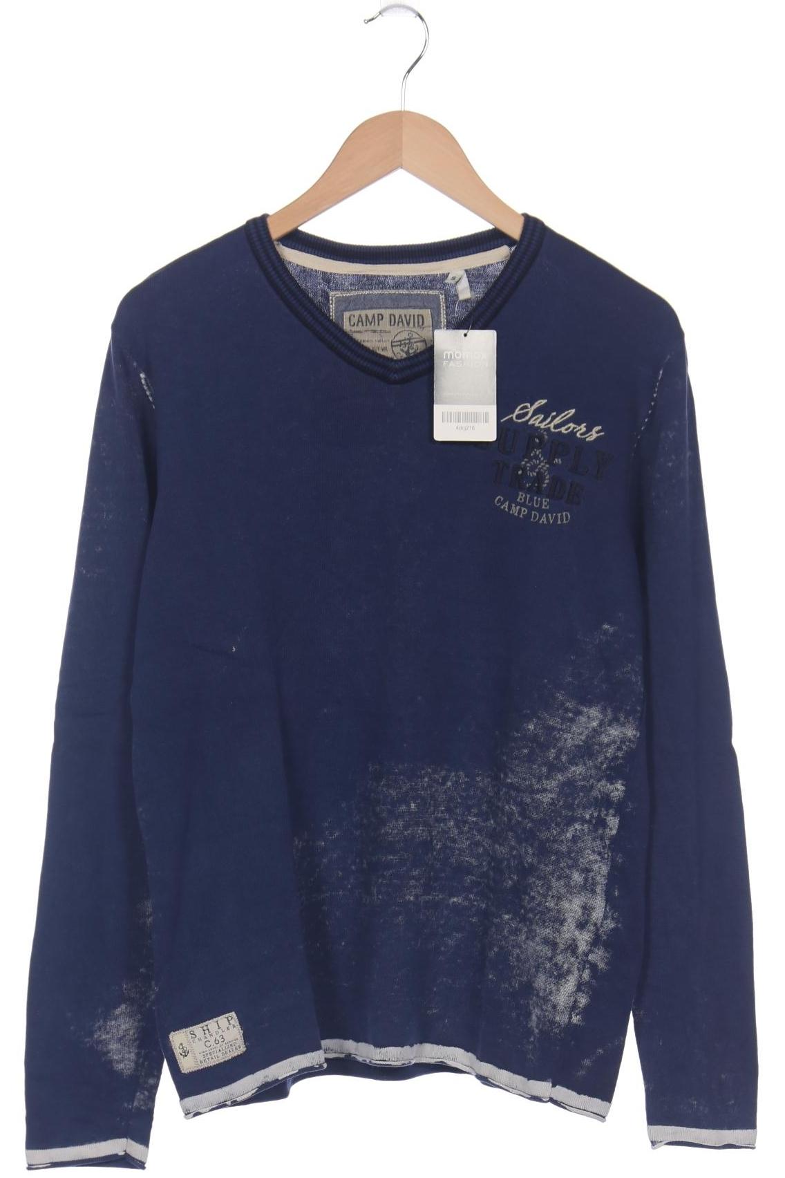 

Camp David Herren Pullover, marineblau, Gr. 46