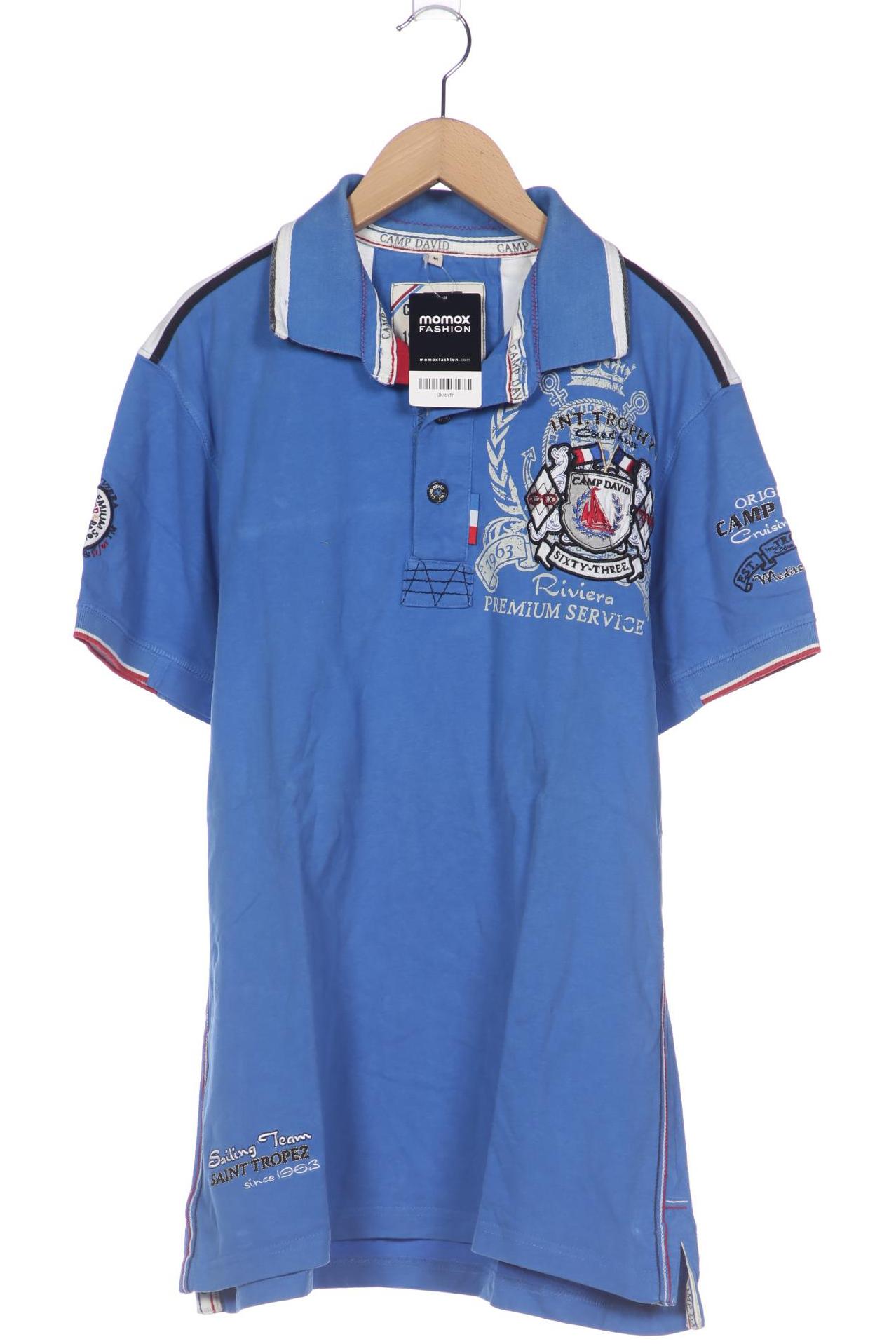 

Camp David Herren Poloshirt, blau, Gr. 48