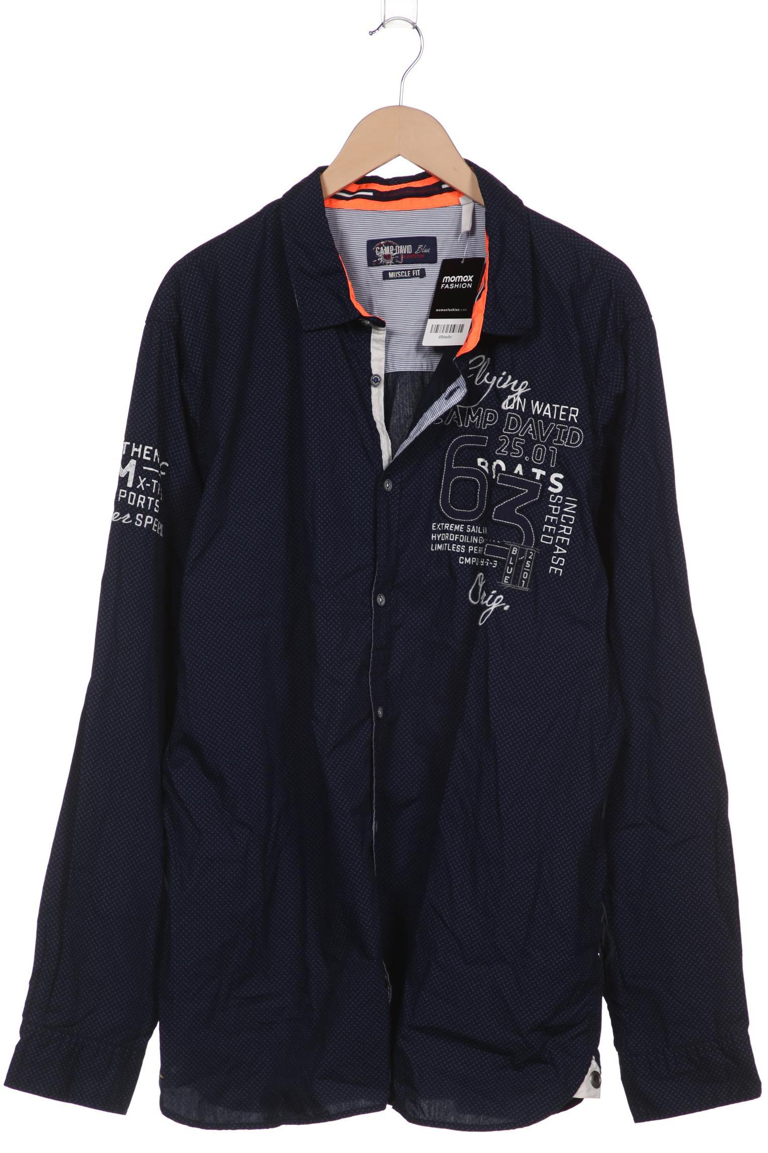 

Camp David Herren Hemd, marineblau
