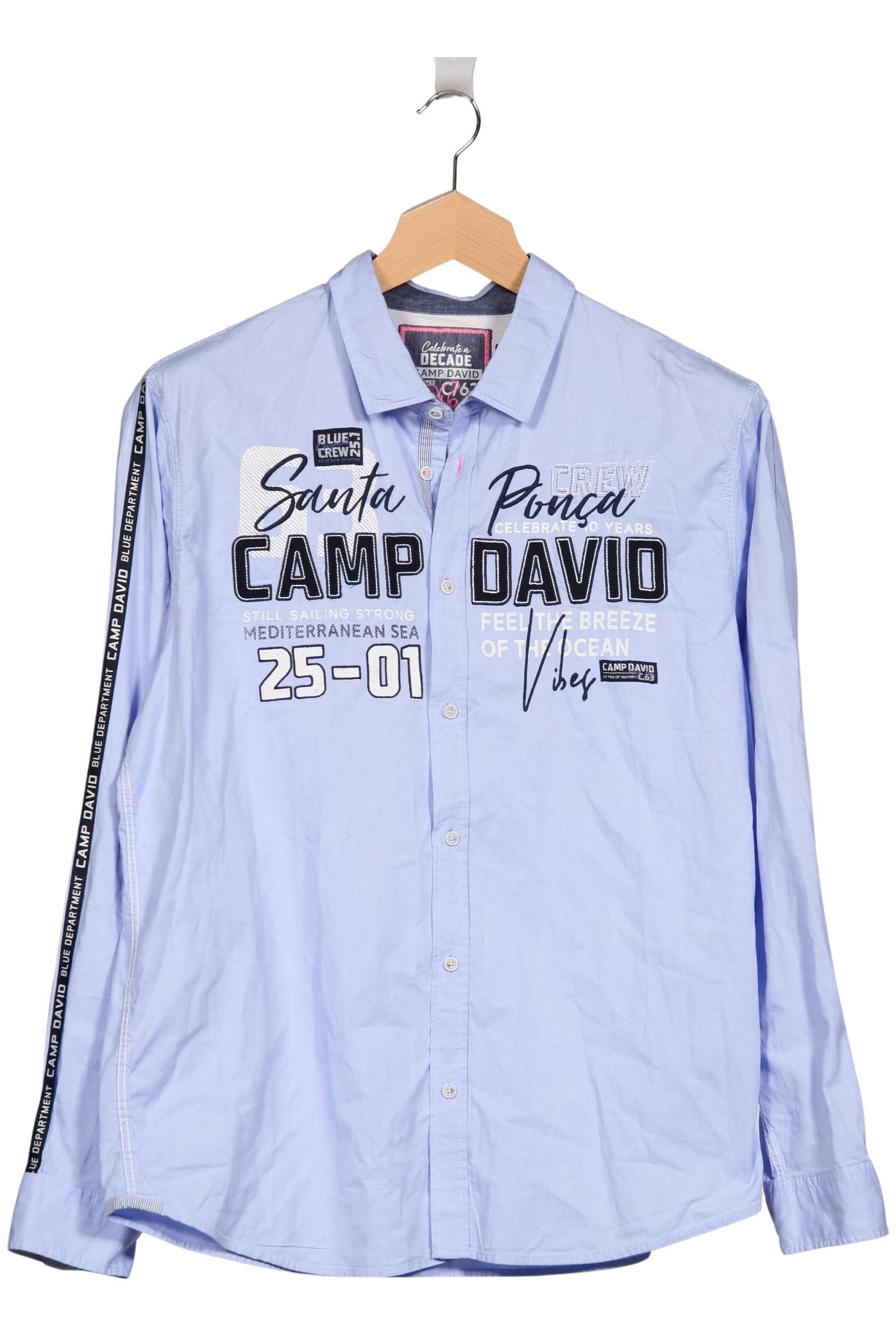 

Camp David Herren Hemd, blau, Gr. 56