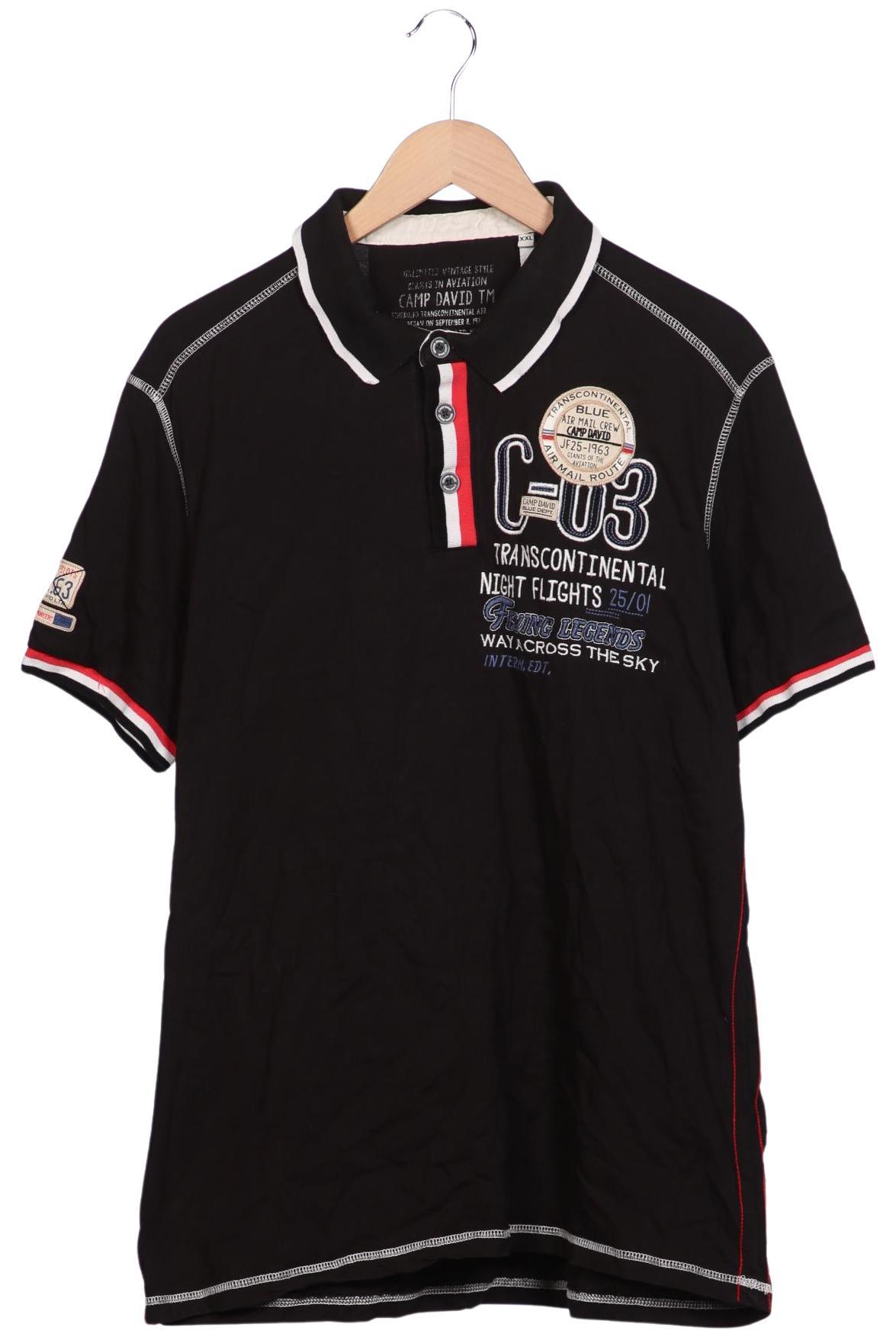 

Camp David Herren Poloshirt, schwarz, Gr. 56
