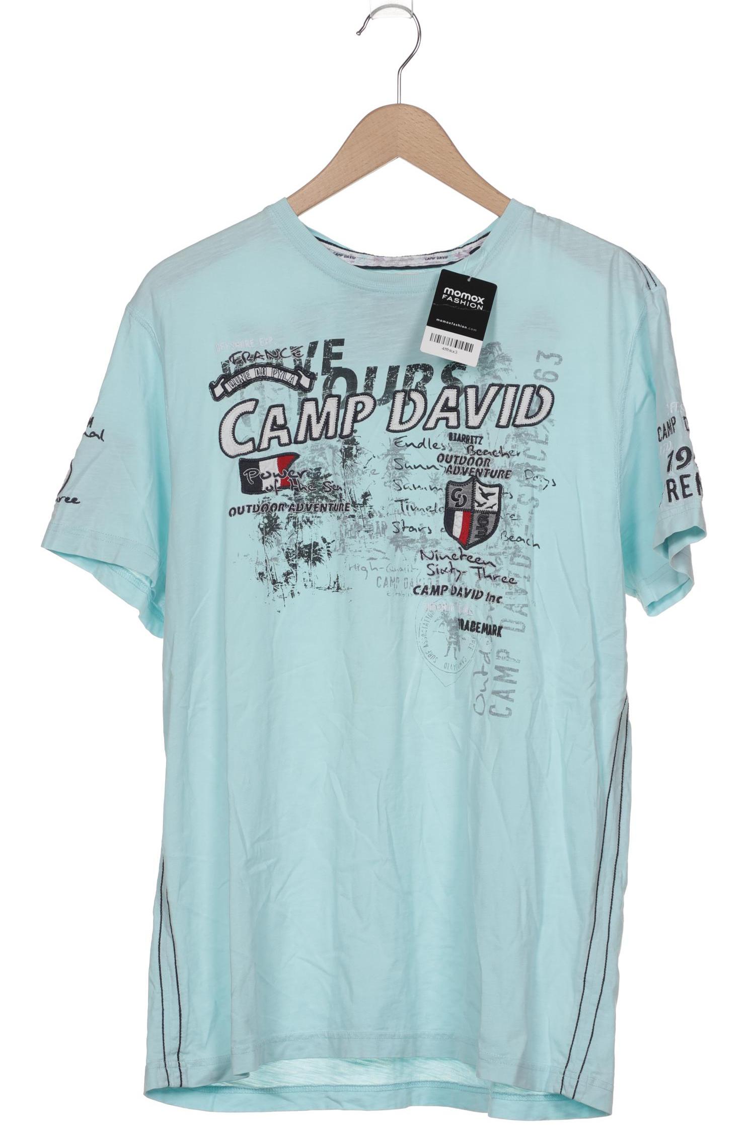 

Camp David Herren T-Shirt, hellblau, Gr. 52