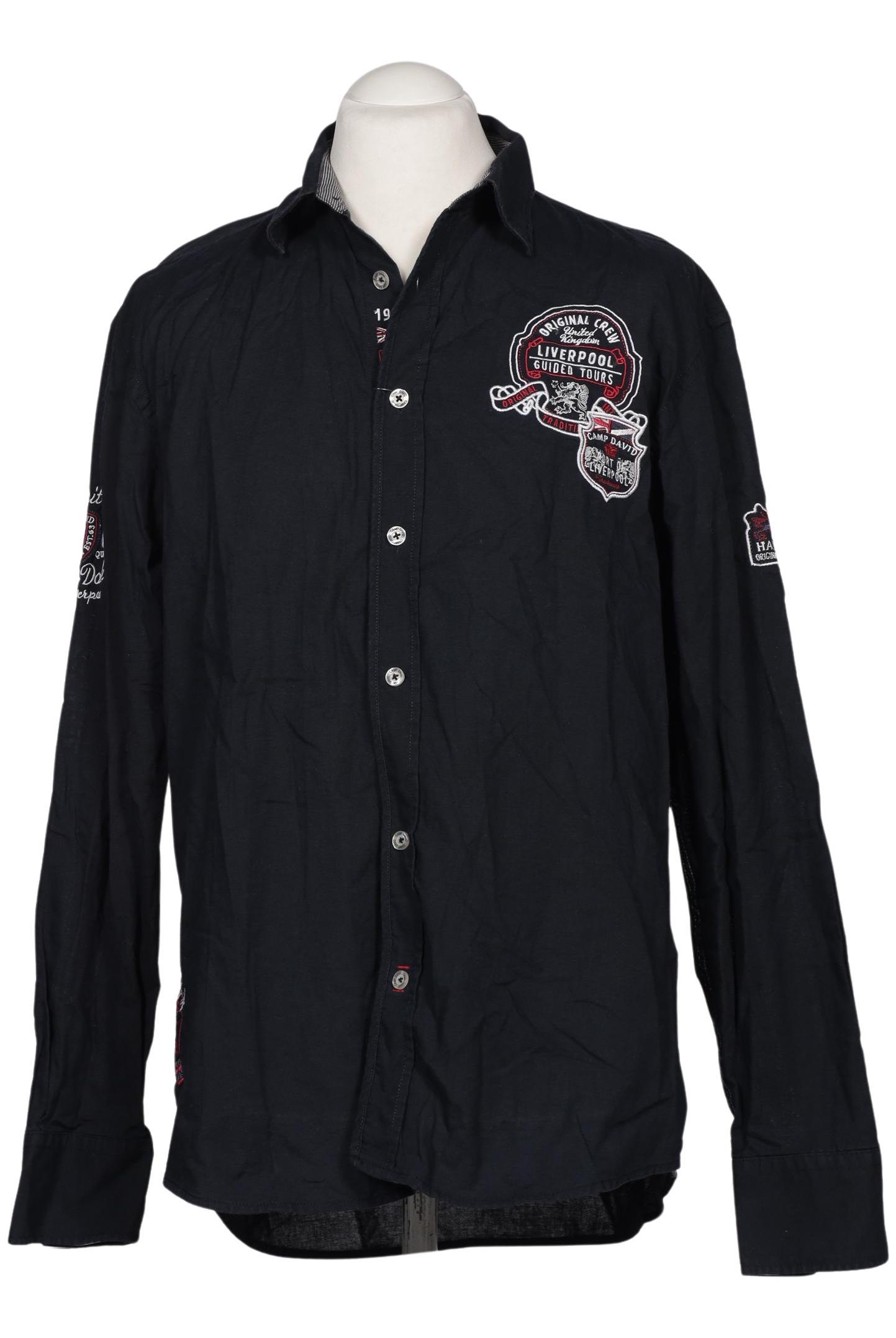 

Camp David Herren Hemd, marineblau, Gr. 54