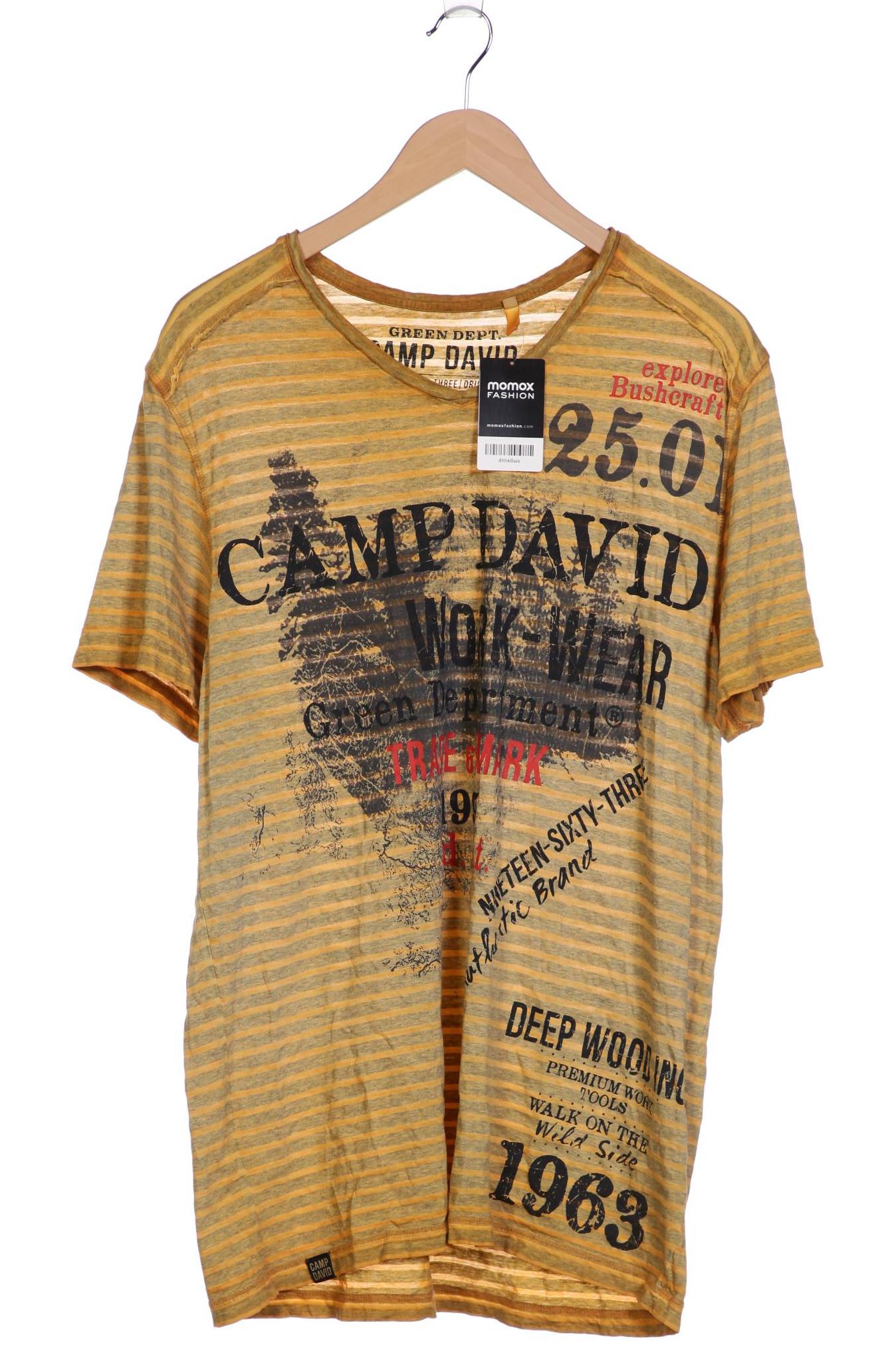 

Camp David Herren T-Shirt, orange, Gr. 56