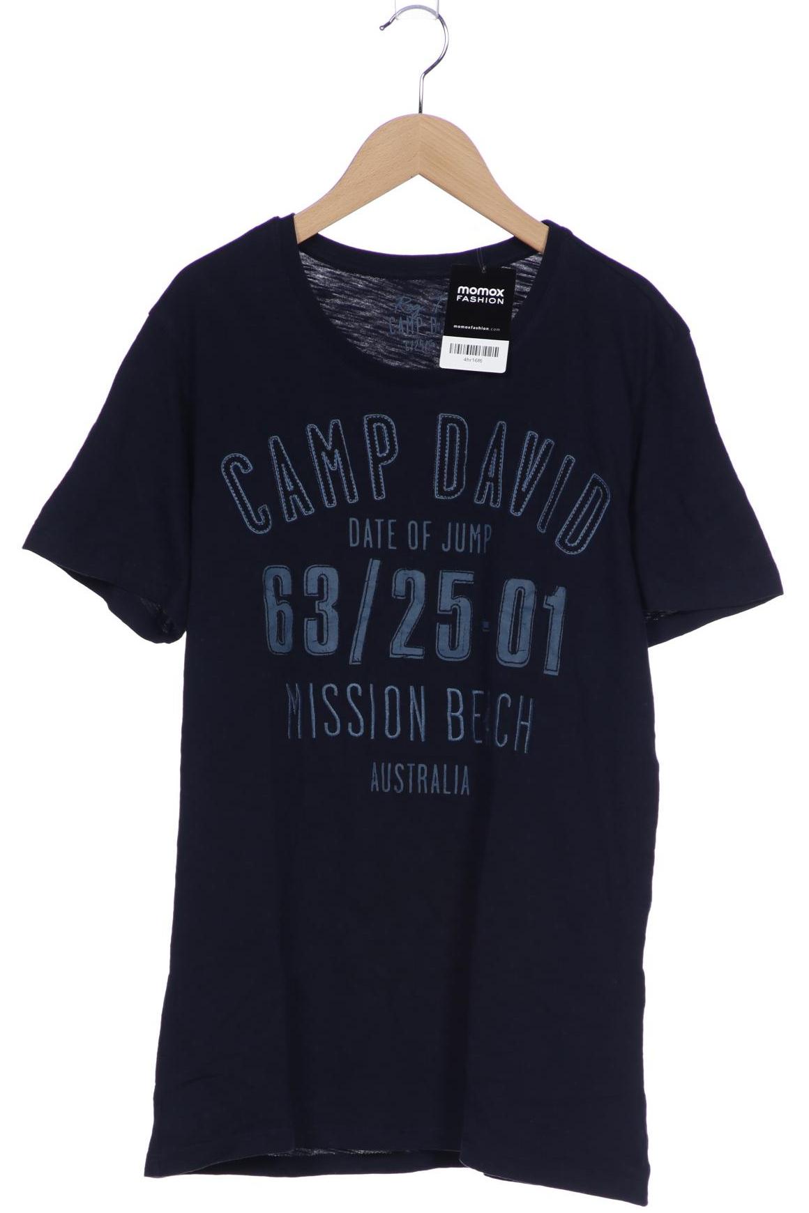 

Camp David Herren T-Shirt, marineblau, Gr. 48