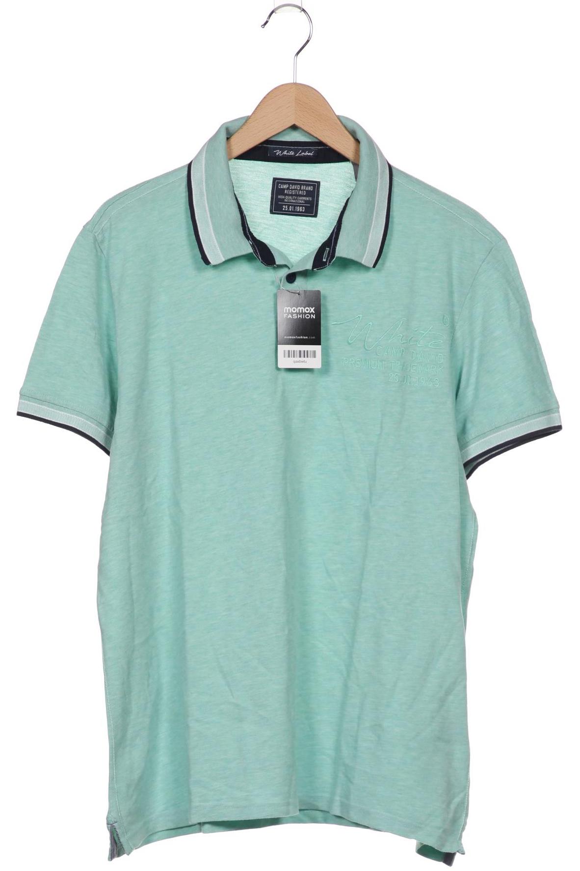 

Camp David Herren Poloshirt, türkis, Gr. 54
