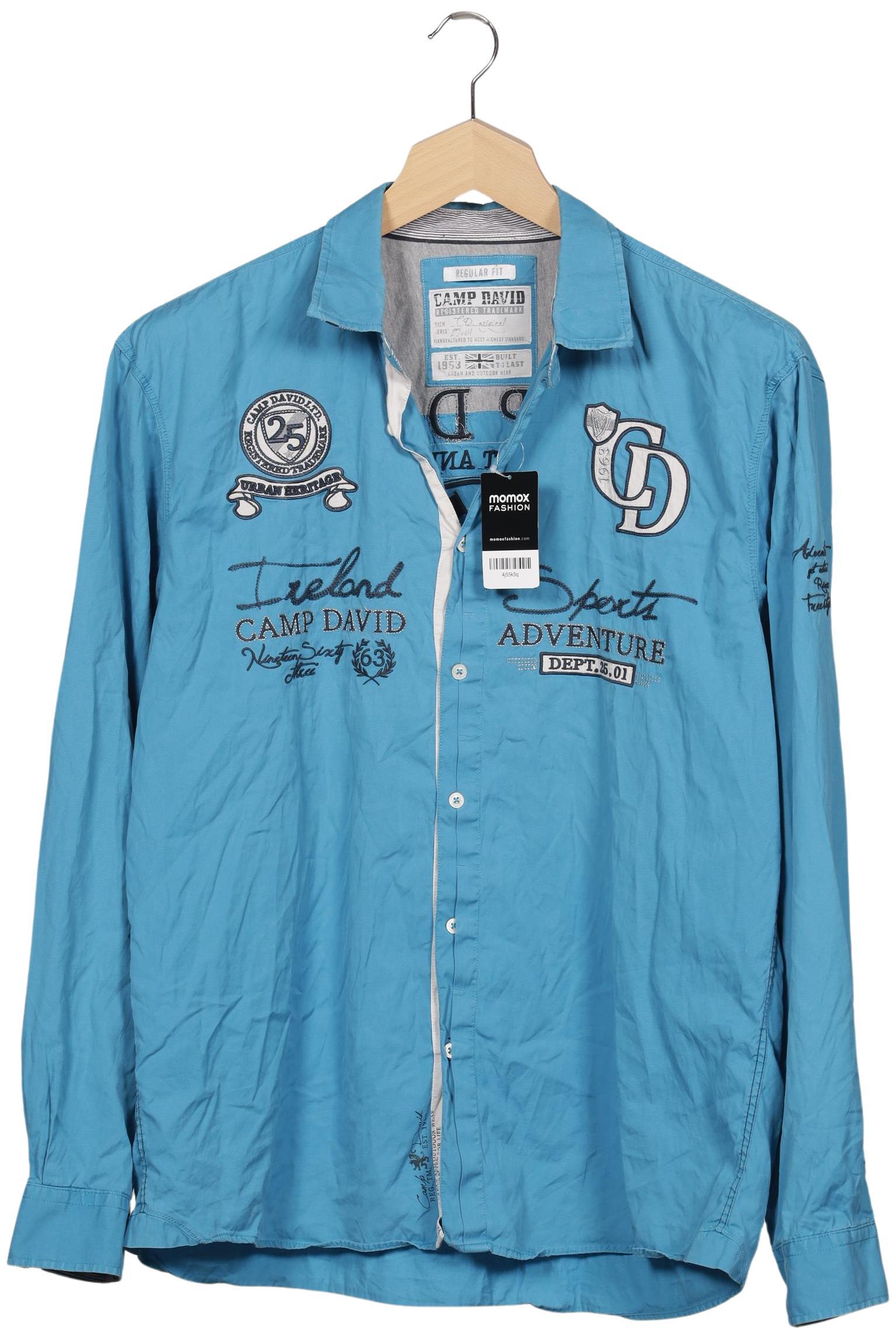 

Camp David Herren Hemd, hellblau, Gr. 56