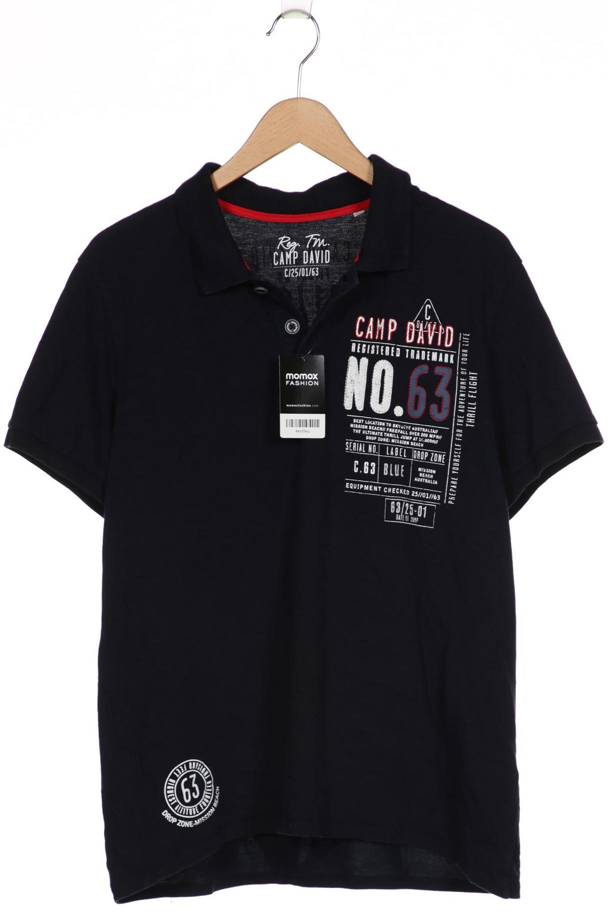 

Camp David Herren Poloshirt, marineblau