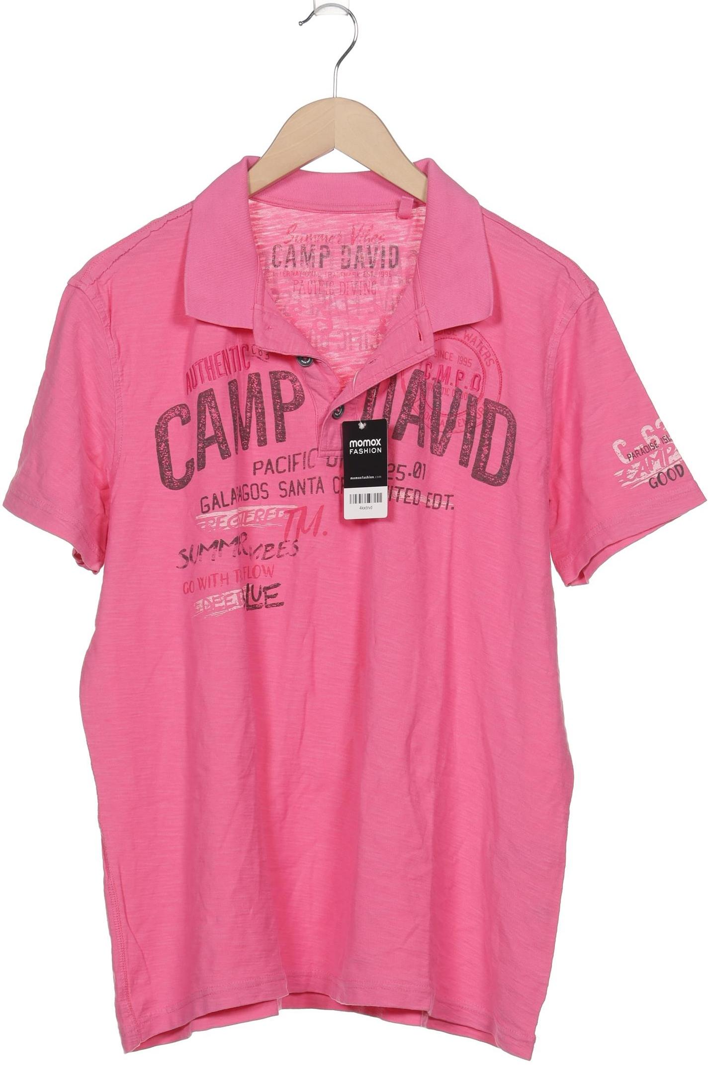 

Camp David Herren Poloshirt, pink, Gr. 54