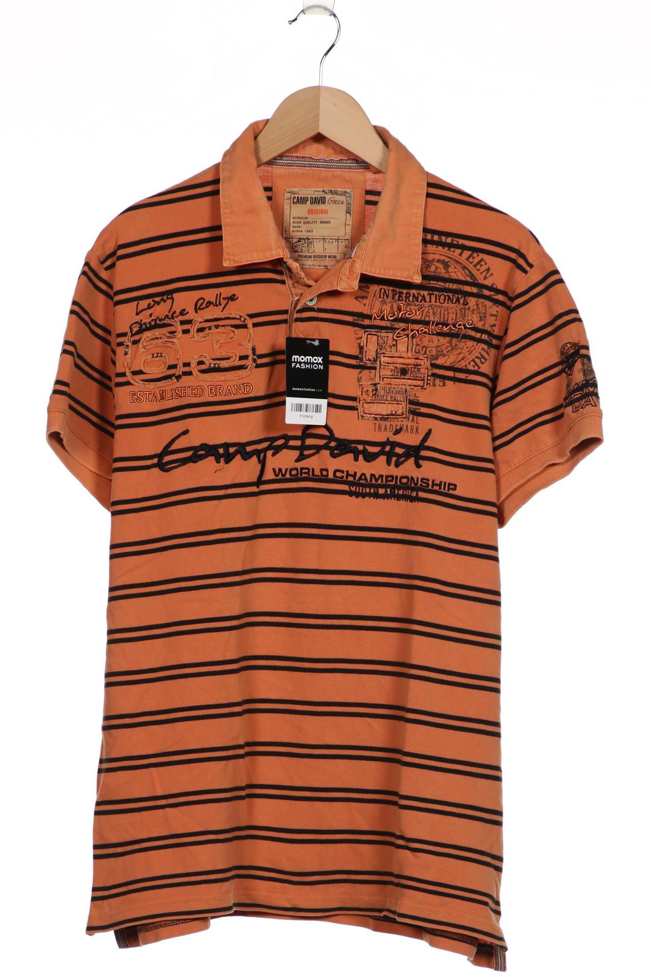 

Camp David Herren Poloshirt, orange, Gr. 56