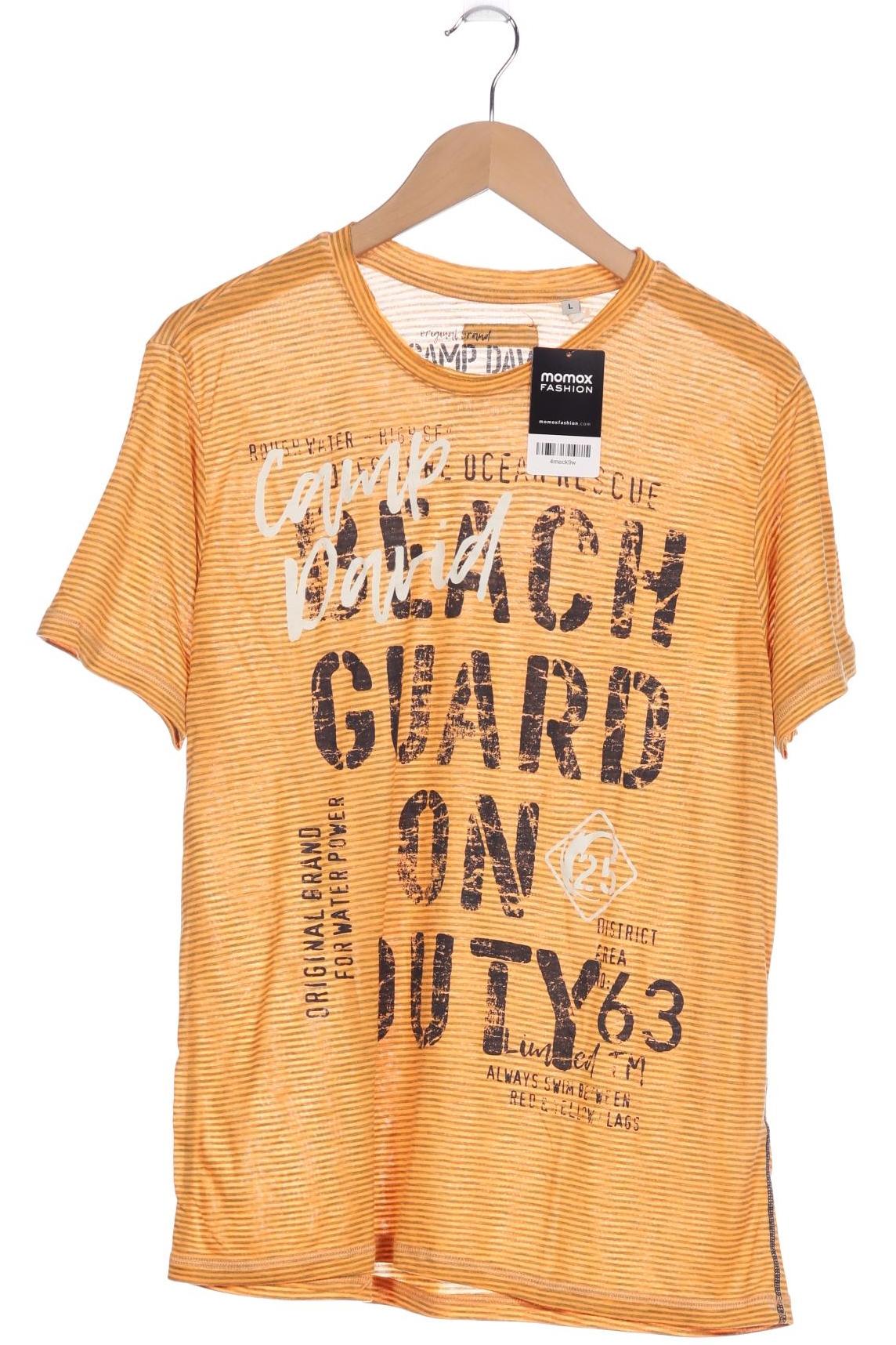 

Camp David Herren T-Shirt, orange, Gr. 52