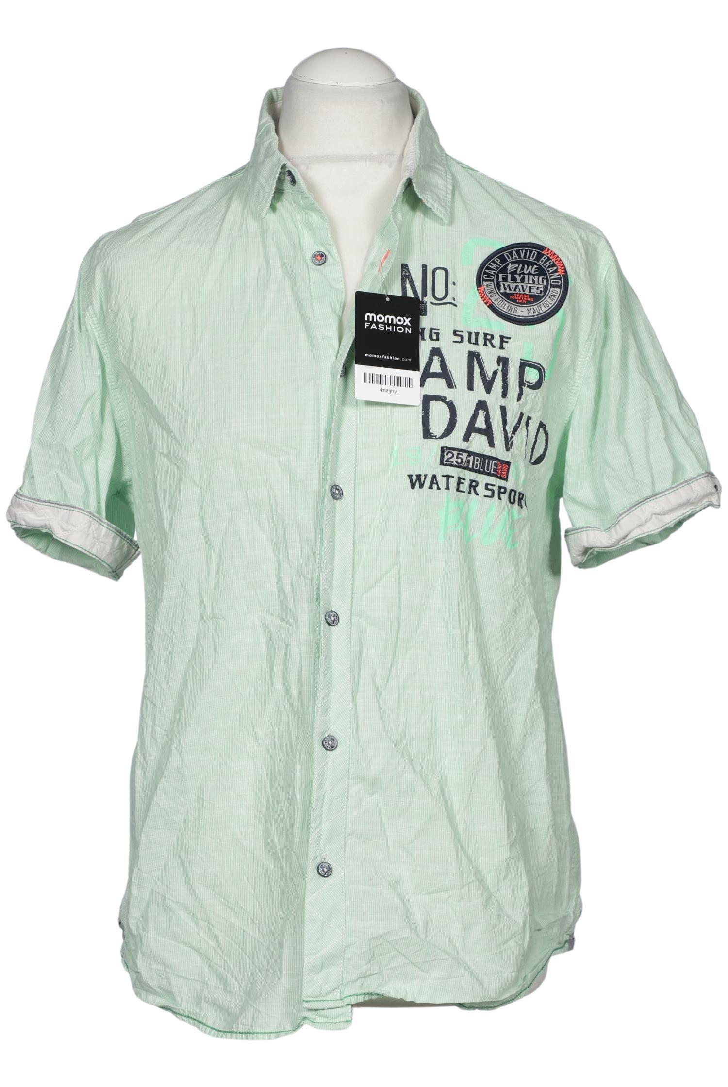 

Camp David Herren Hemd, hellgrün, Gr. 48