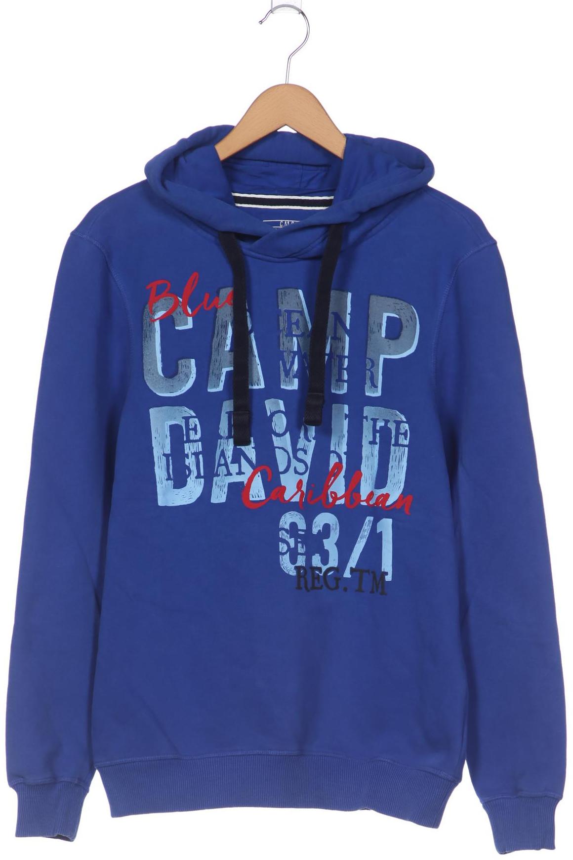 

Camp David Herren Kapuzenpullover, blau, Gr. 46