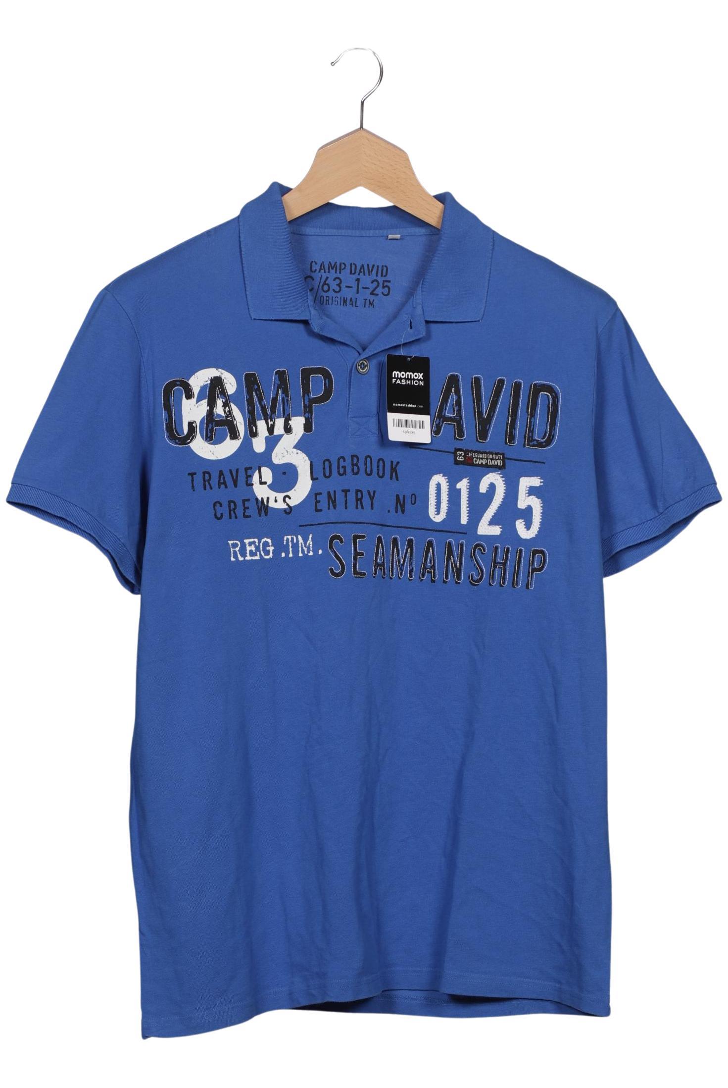 

Camp David Herren Poloshirt, blau, Gr. 56