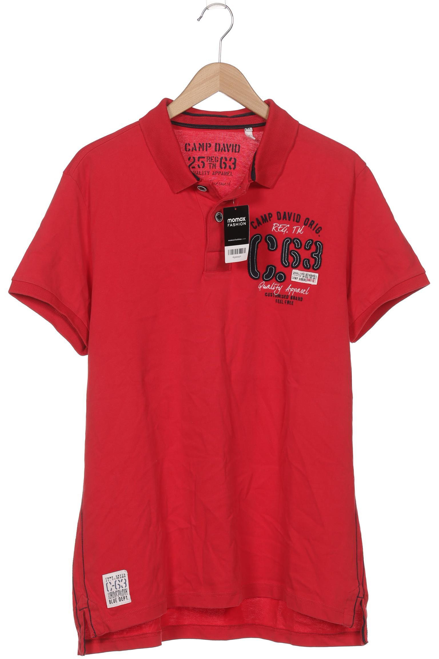 

Camp David Herren Poloshirt, rot, Gr. 54