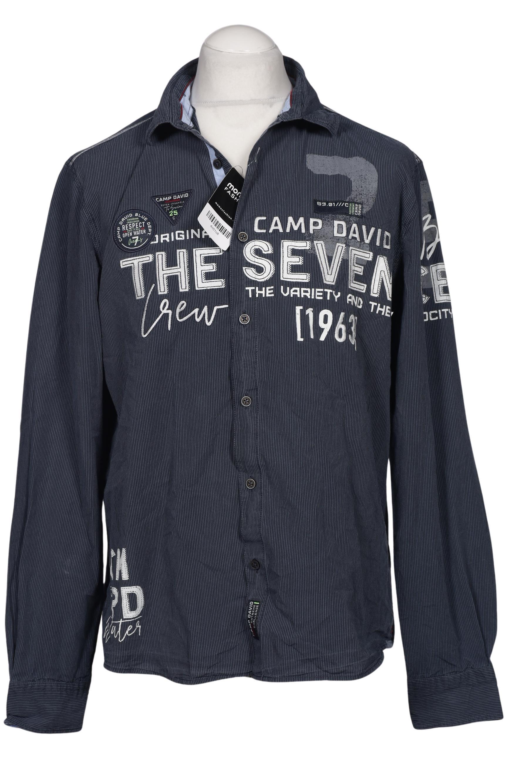 

Camp David Herren Hemd, marineblau, Gr. 52