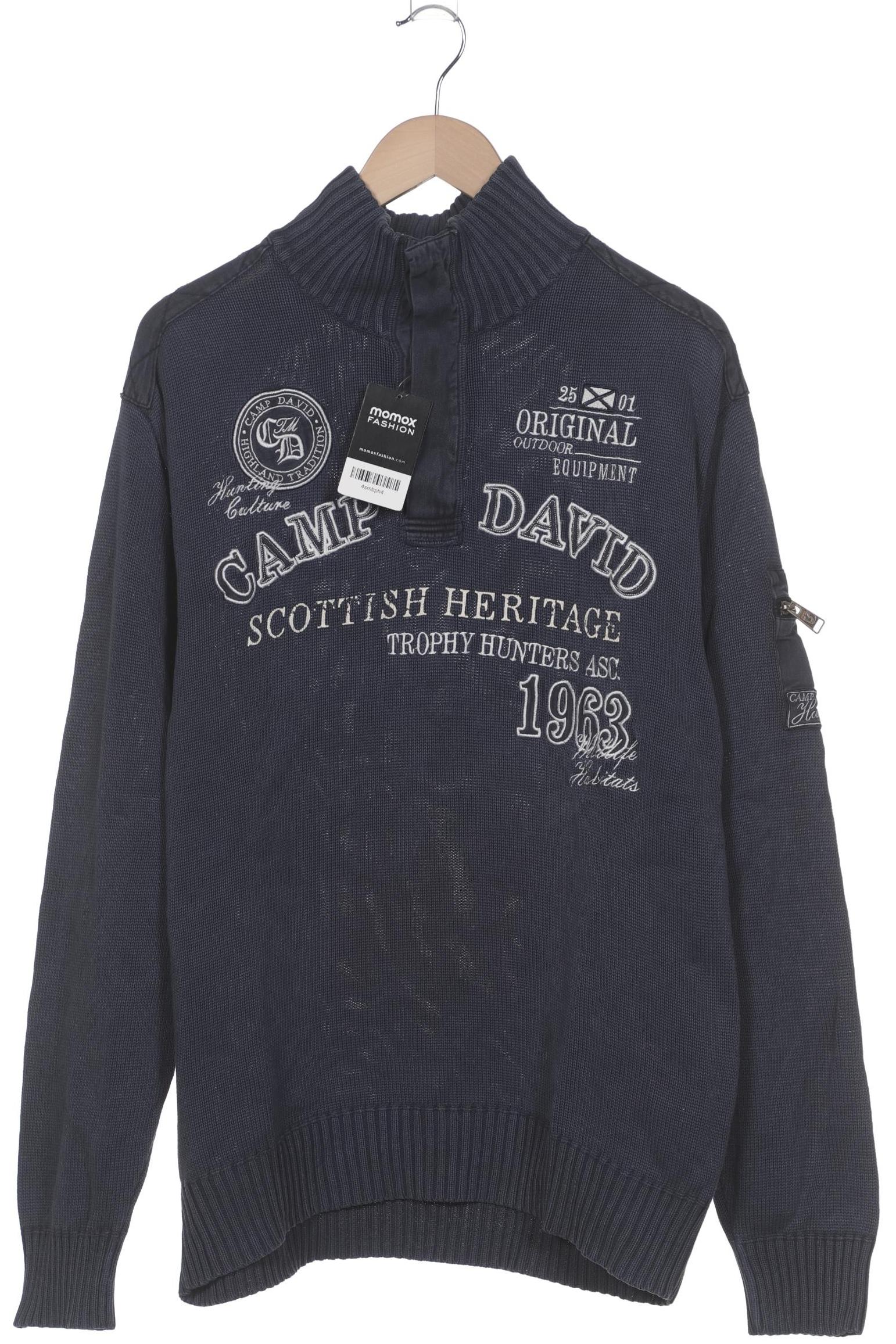 Thumbnail - Camp David Herren Pullover, marineblau, Gr. 58