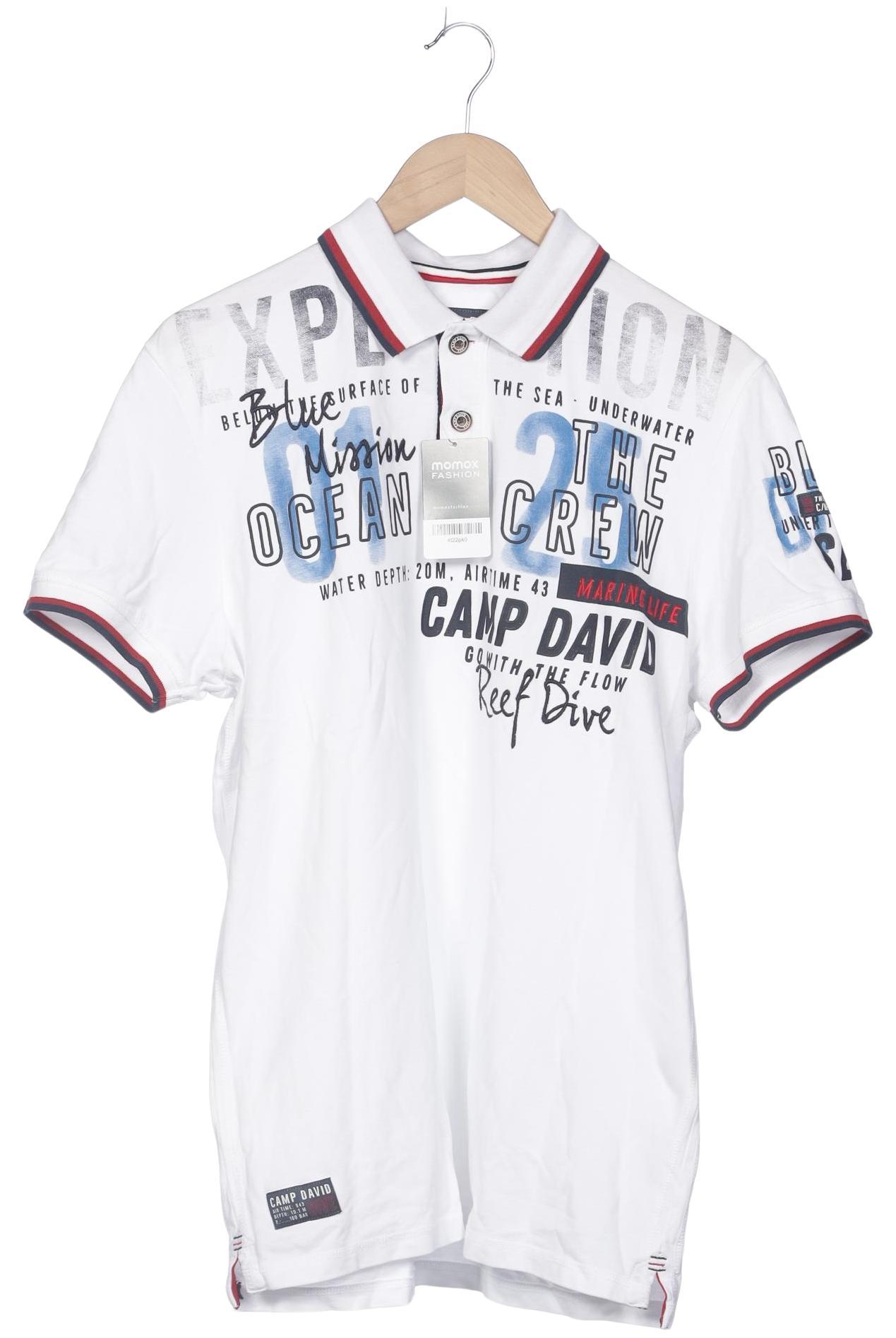 

Camp David Herren Poloshirt, weiß, Gr. 48