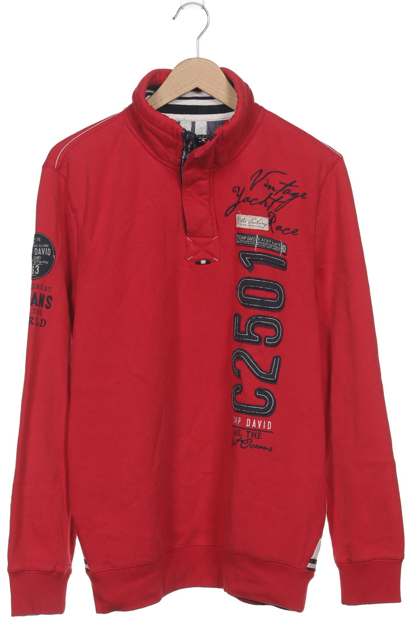 

Camp David Herren Sweatshirt, rot, Gr. 52