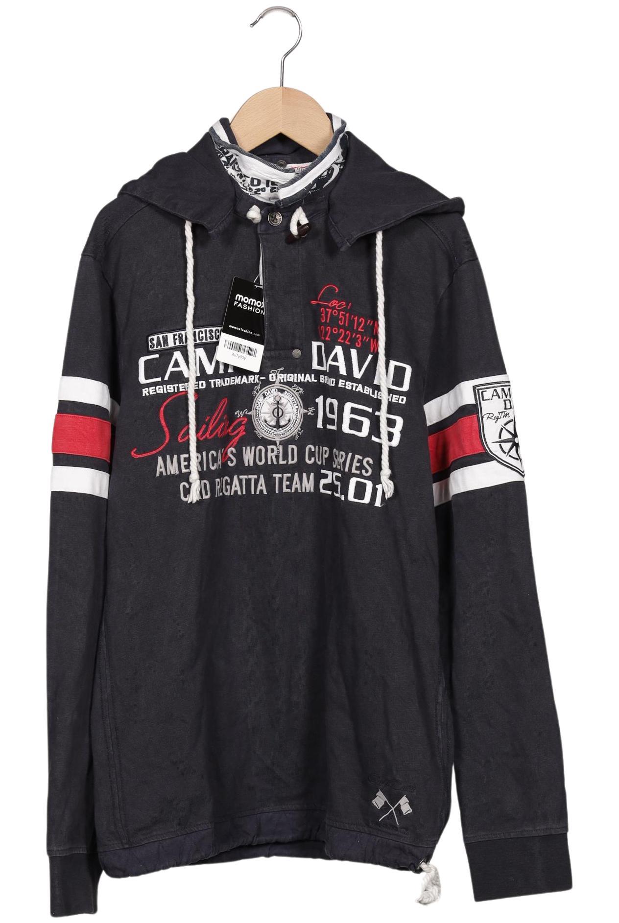 Thumbnail - Camp David Herren Kapuzenpullover, marineblau, Gr. 48