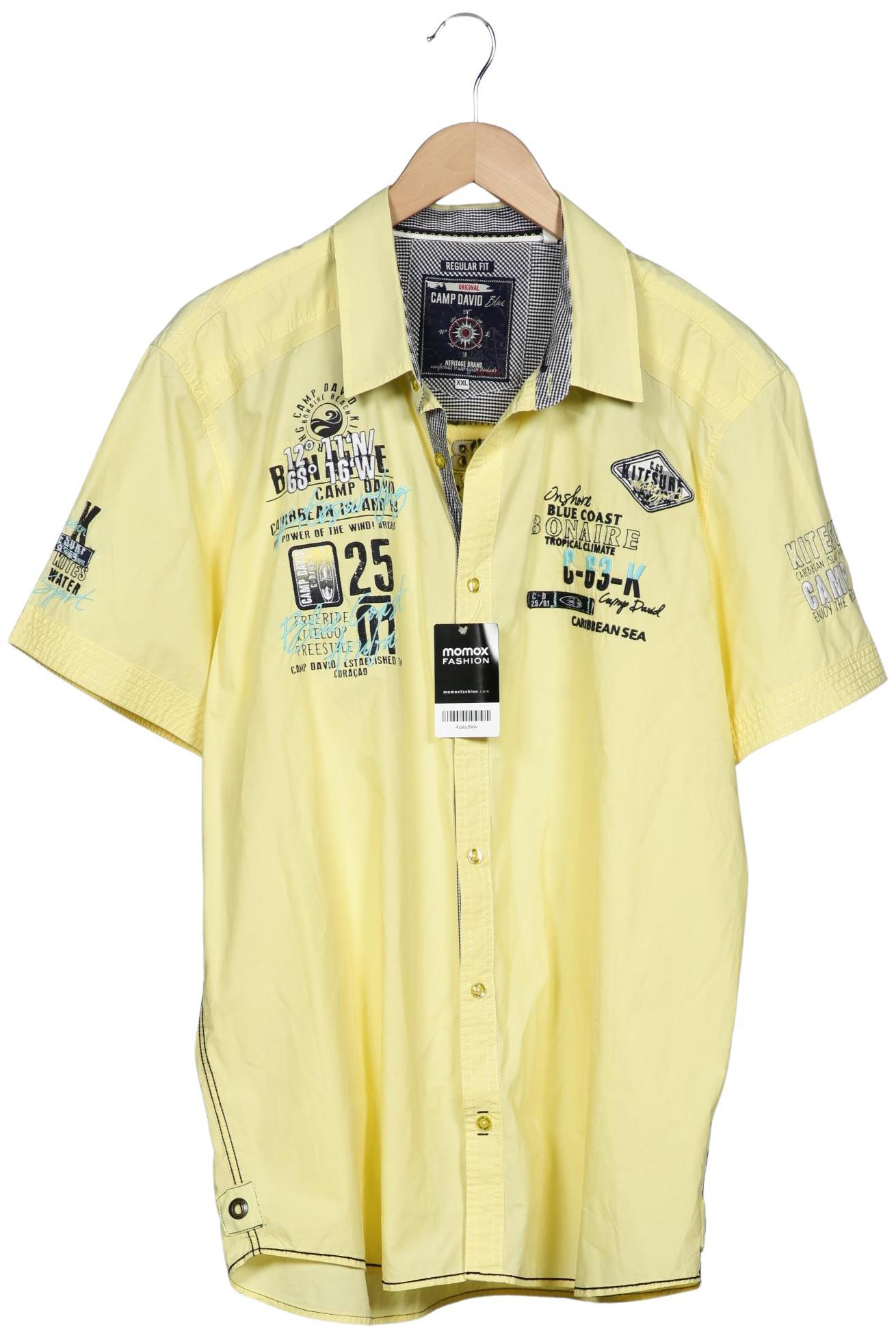 

Camp David Herren Hemd, gelb, Gr. 56