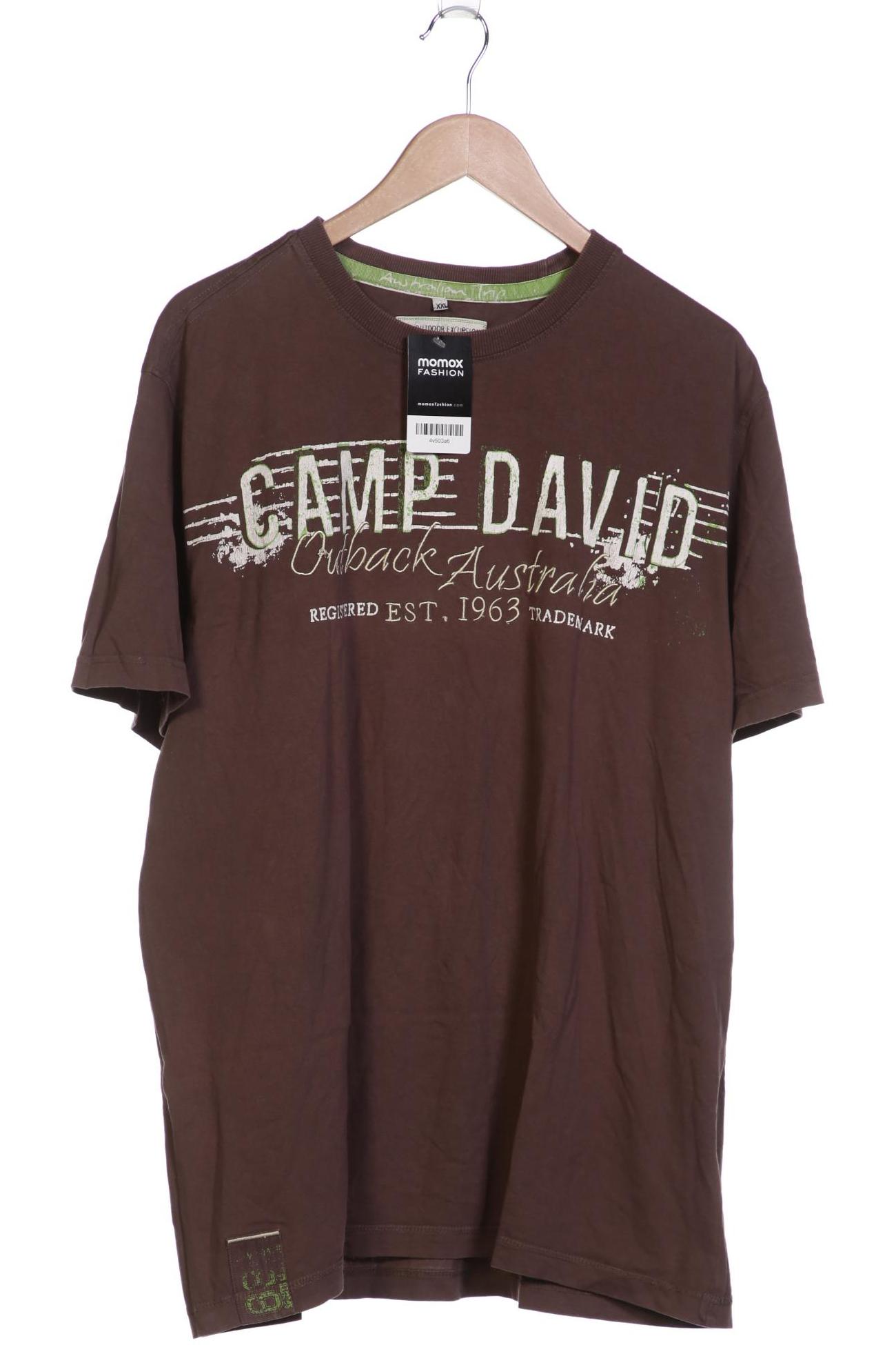 

Camp David Herren T-Shirt, braun, Gr. 56