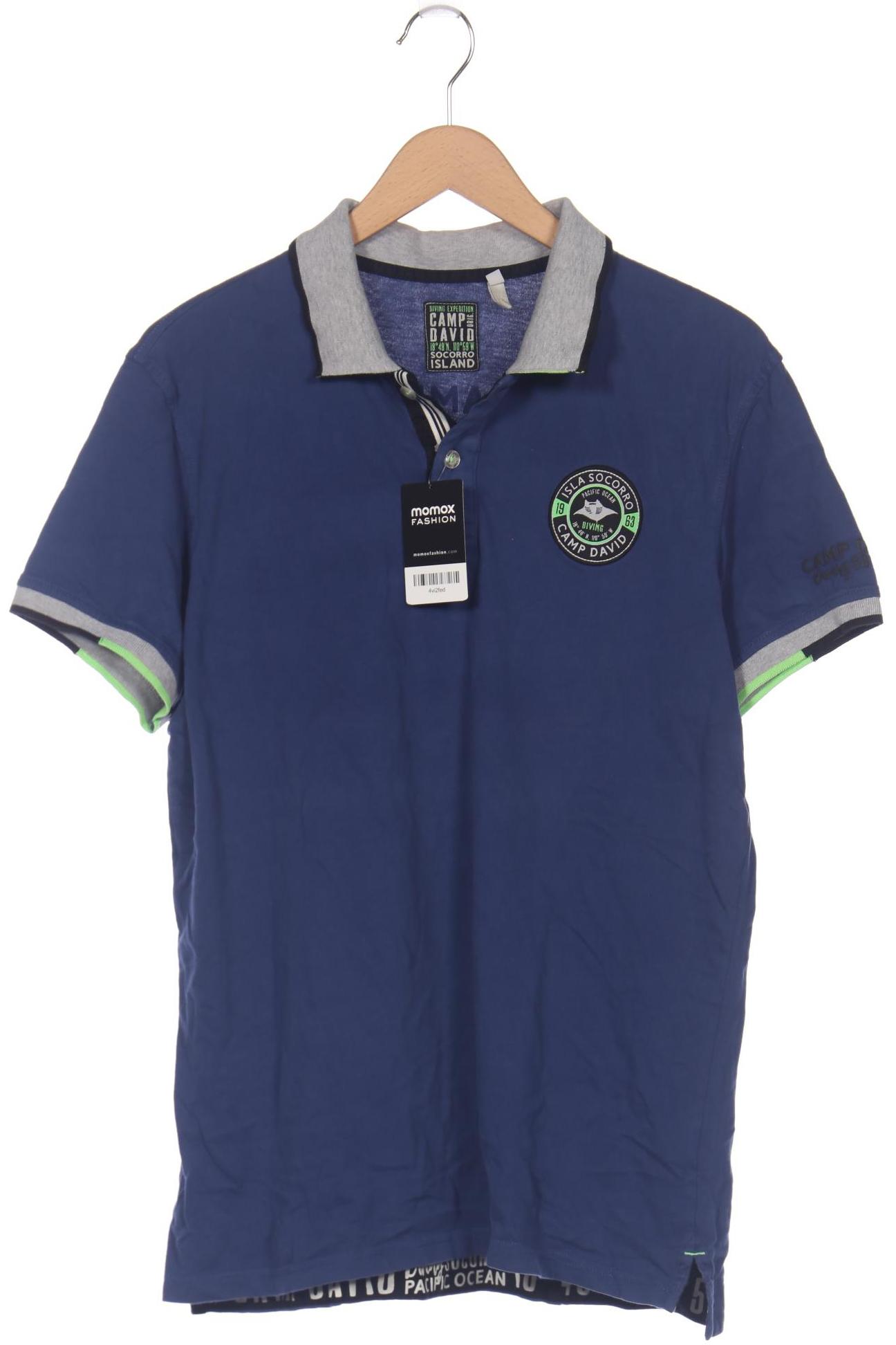 

Camp David Herren Poloshirt, blau, Gr. 52