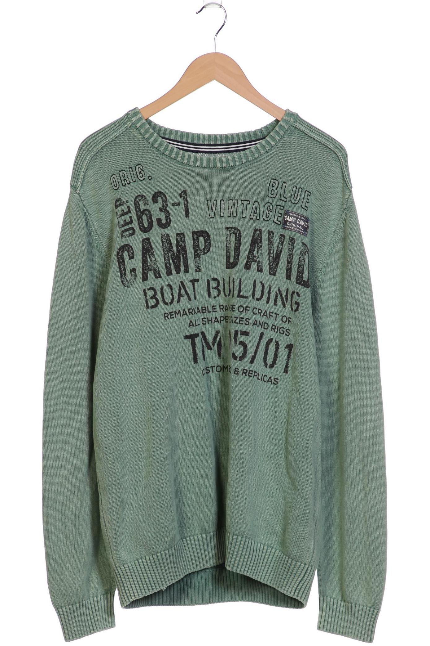 

Camp David Herren Pullover, grün, Gr. 56
