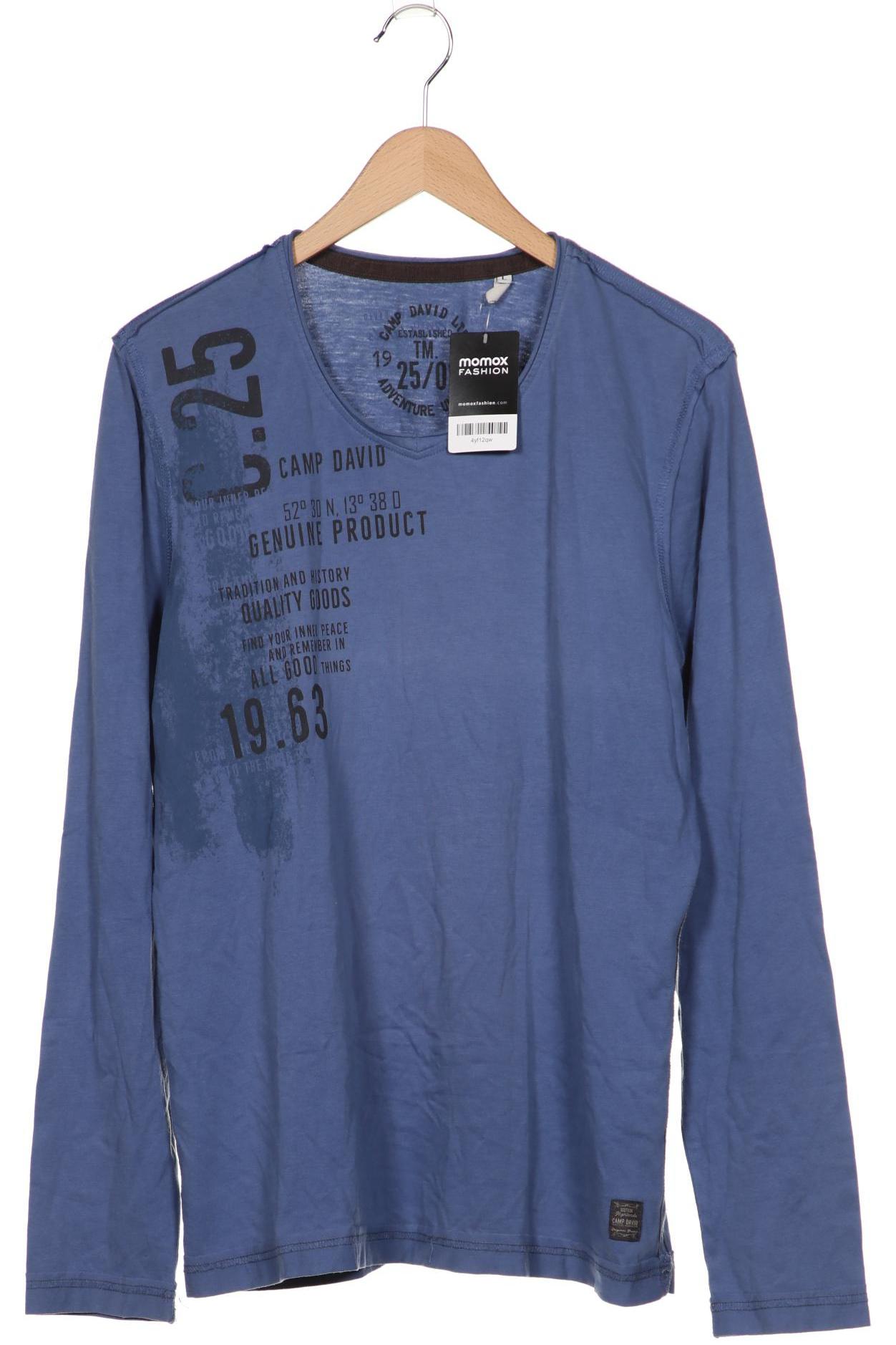 

Camp David Herren Langarmshirt, blau