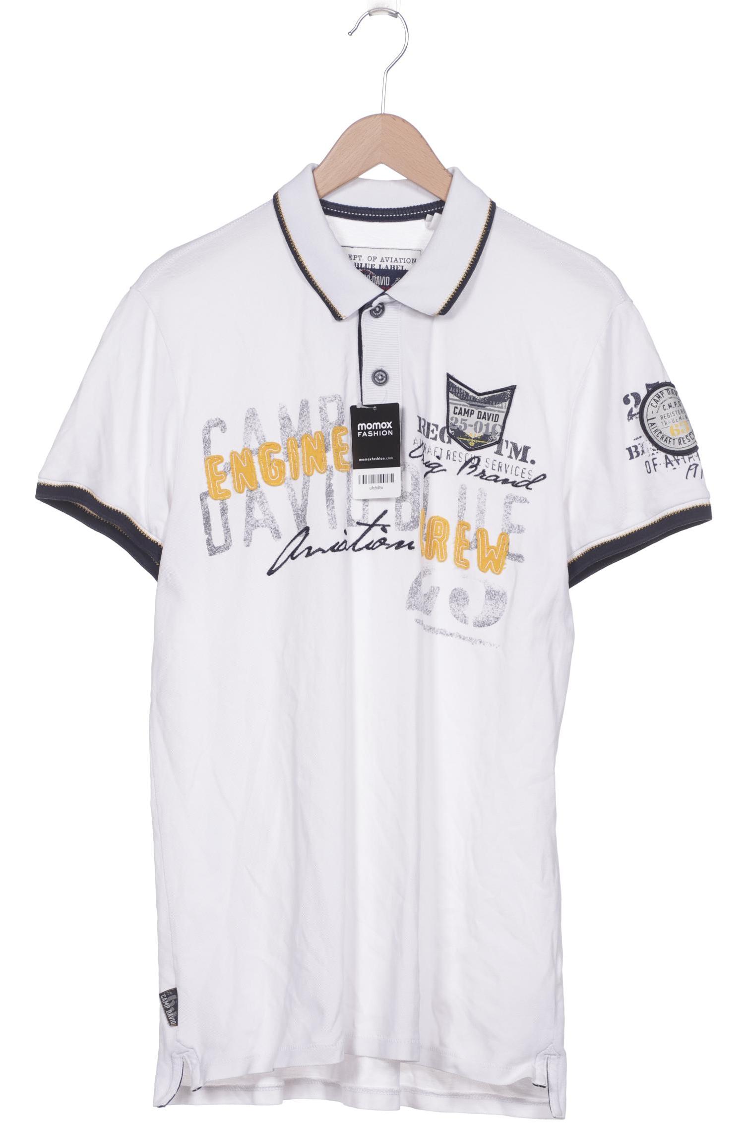 

Camp David Herren Poloshirt, weiß, Gr. 54