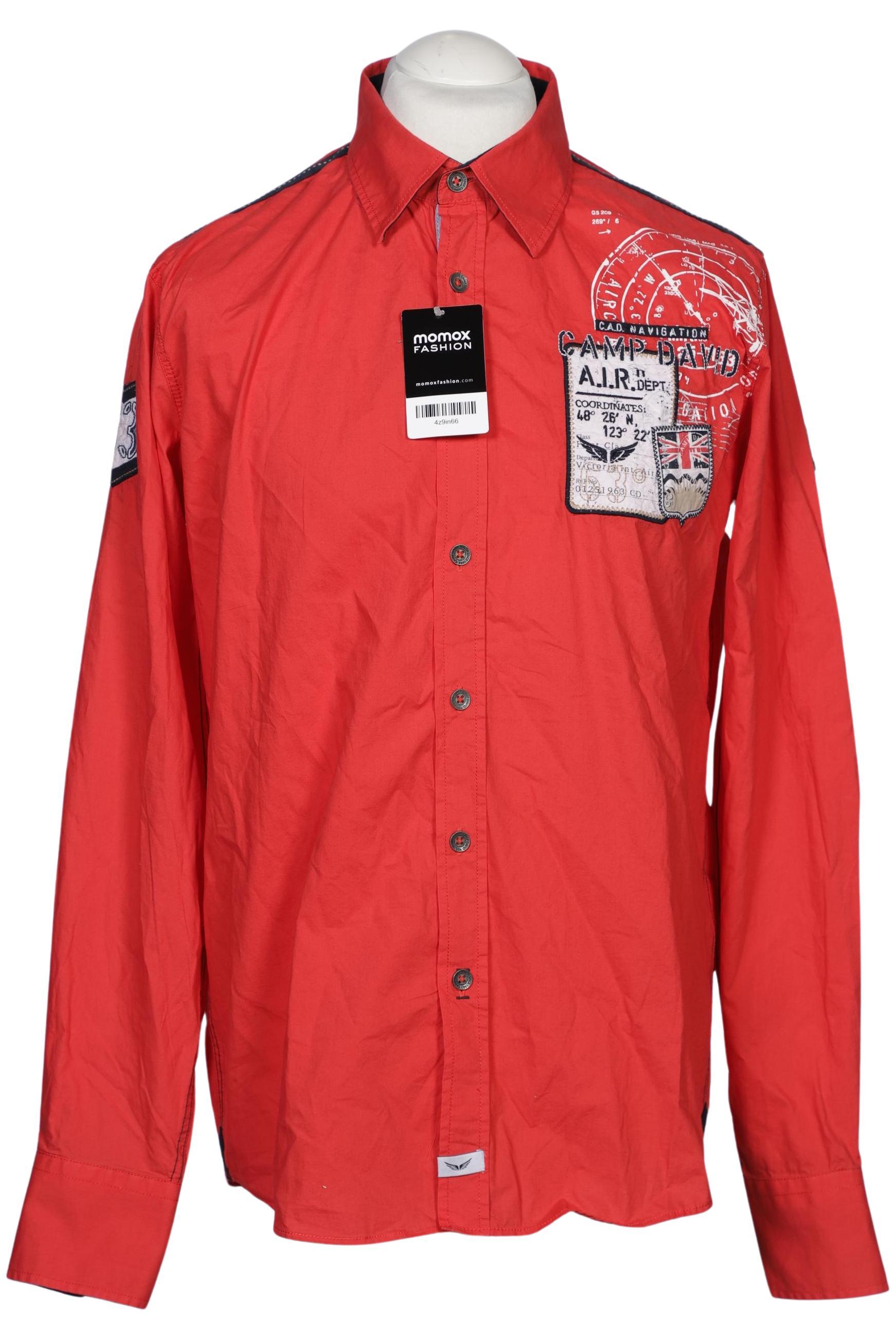 

Camp David Herren Hemd, rot, Gr. 48