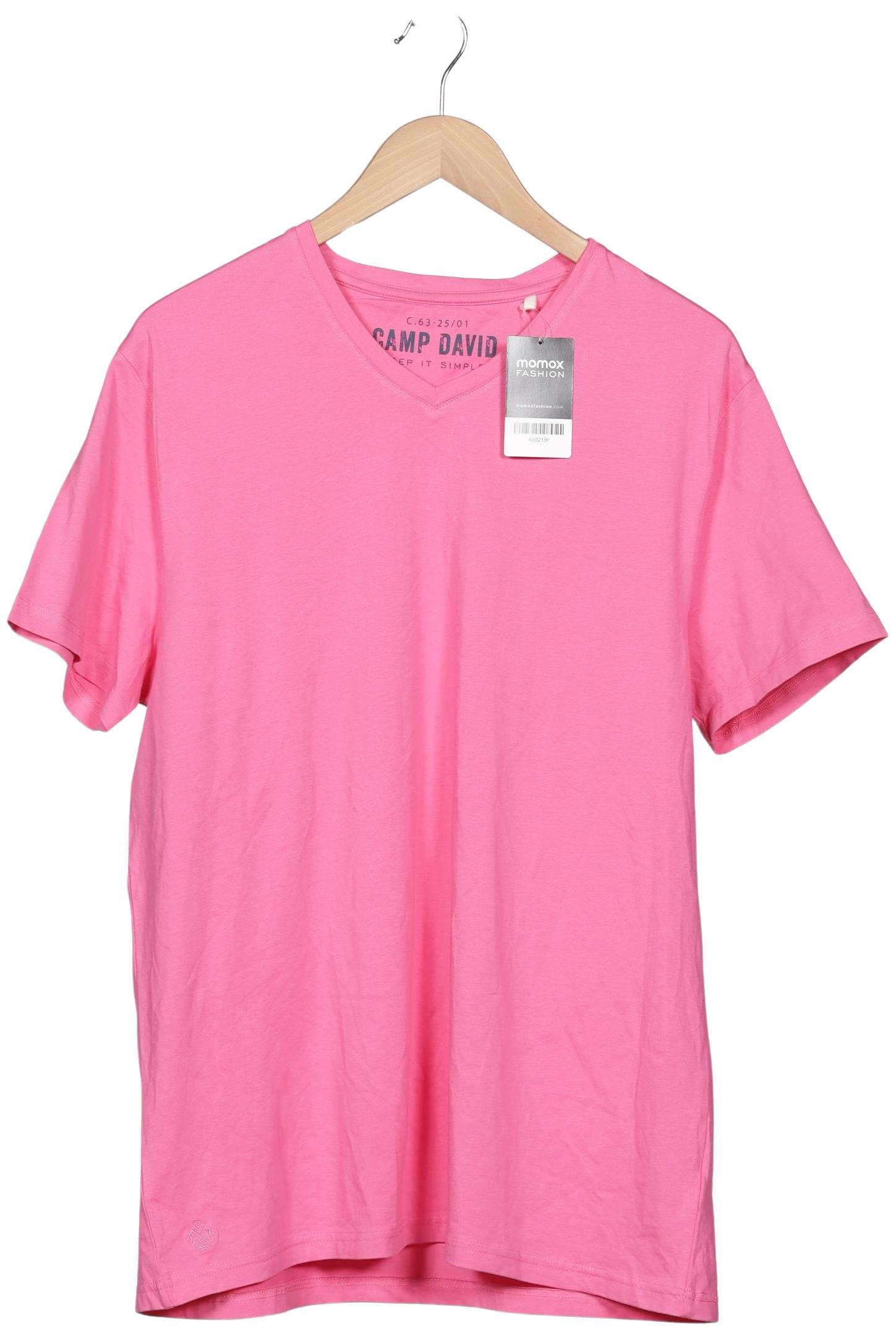 

Camp David Herren T-Shirt, pink, Gr. 54