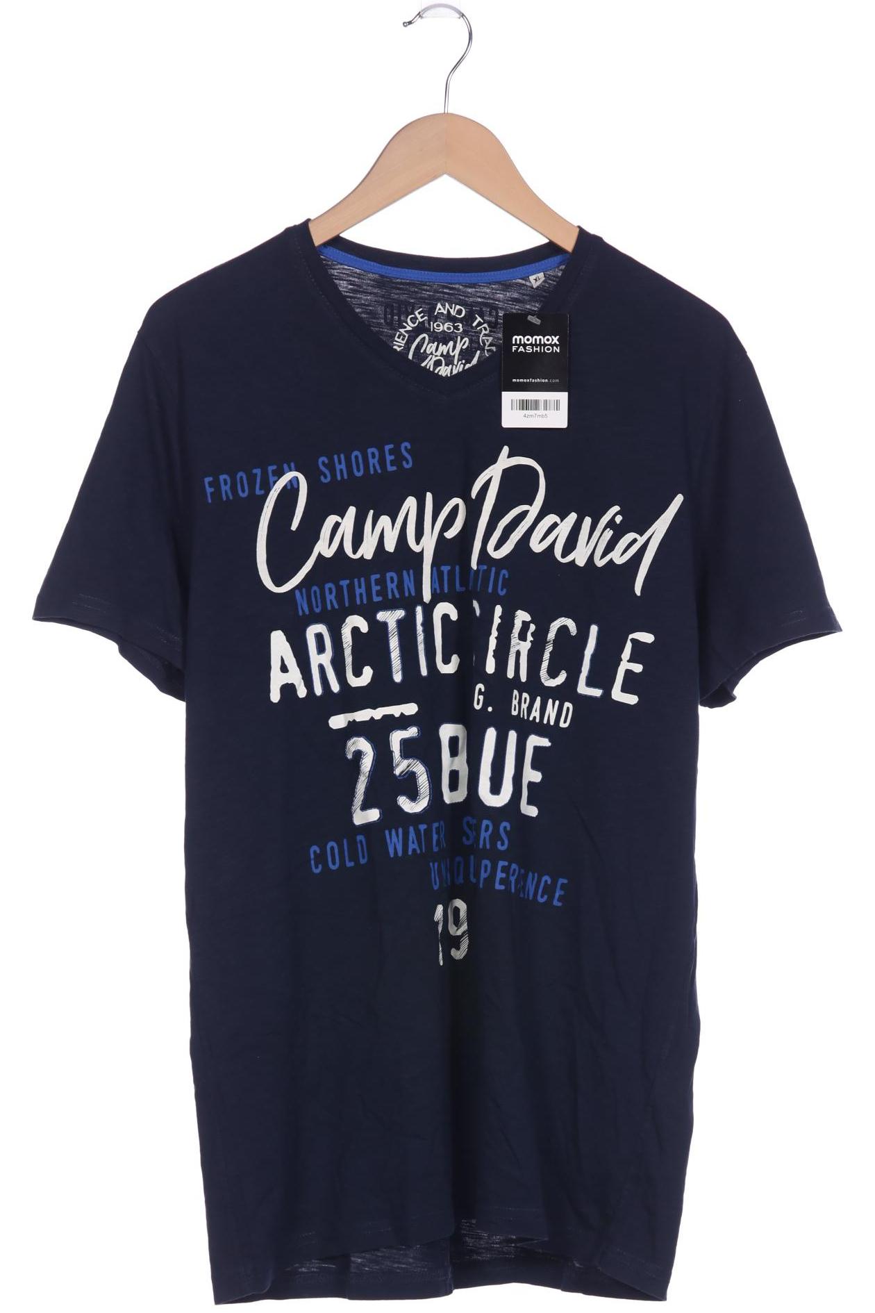 

Camp David Herren T-Shirt, marineblau, Gr. 54