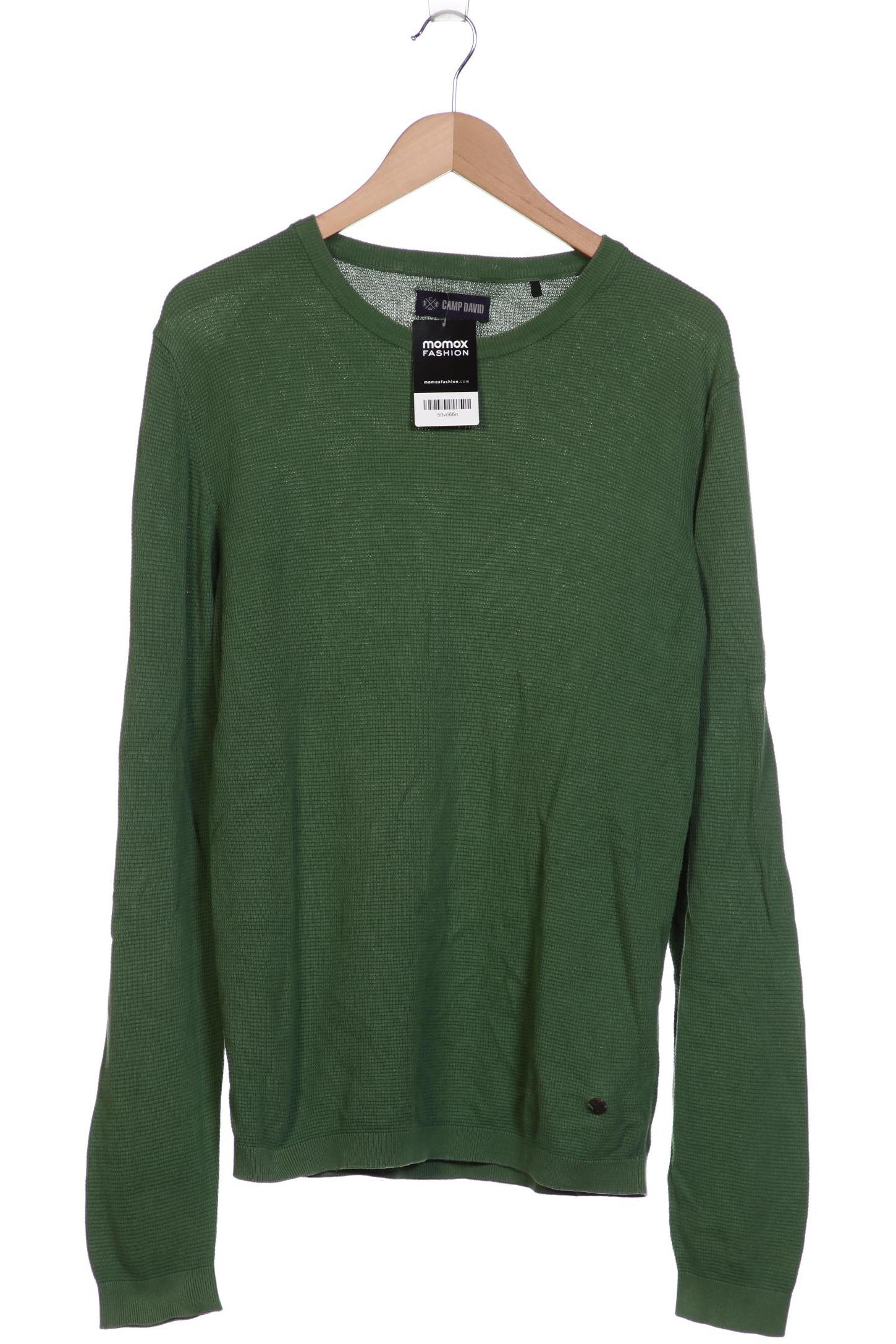 

Camp David Herren Pullover, grün, Gr. 48