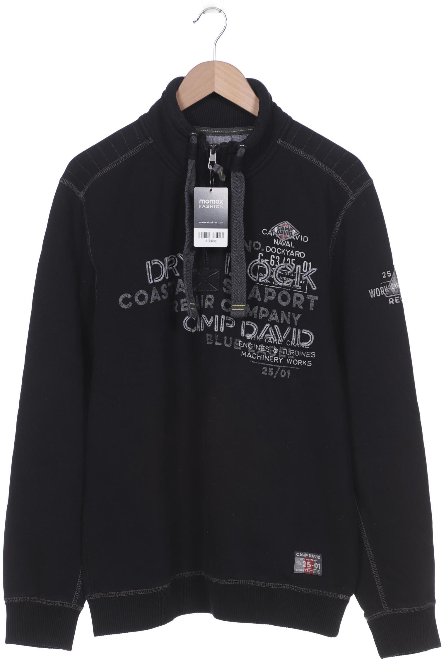 

Camp David Herren Sweatshirt, schwarz