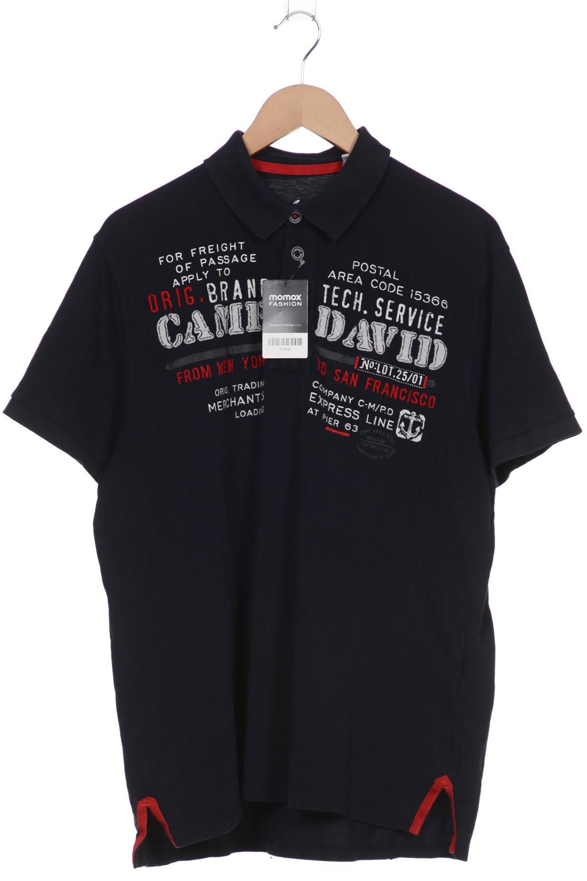

Camp David Herren Poloshirt, marineblau