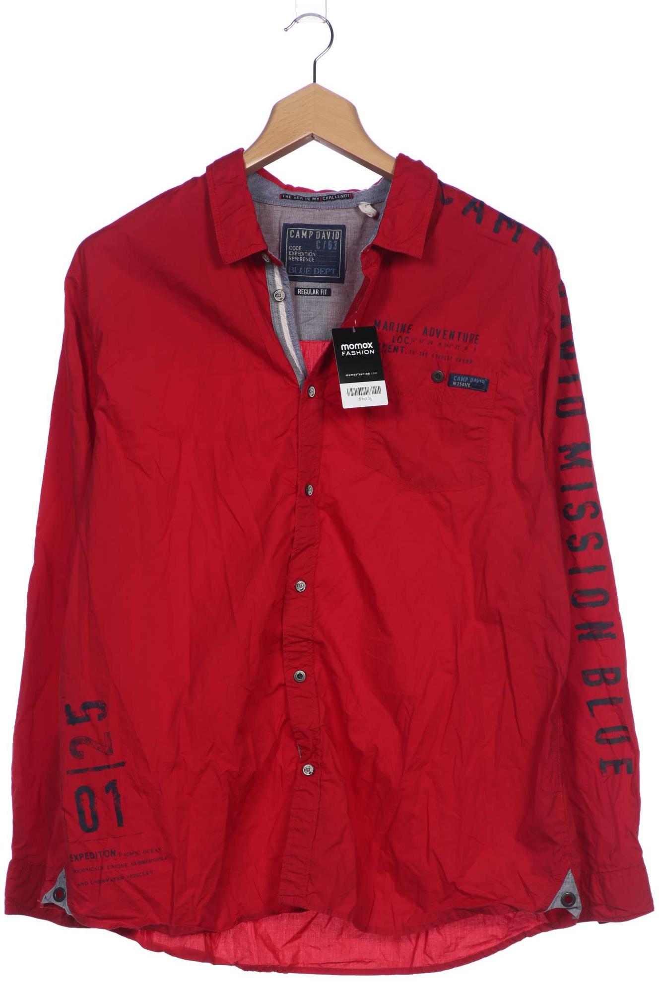 

Camp David Herren Hemd, rot, Gr. 58