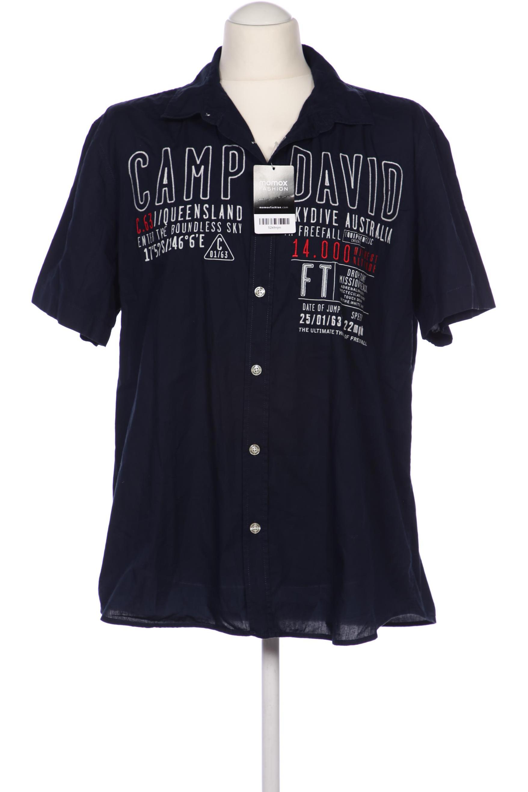 

Camp David Herren Hemd, marineblau
