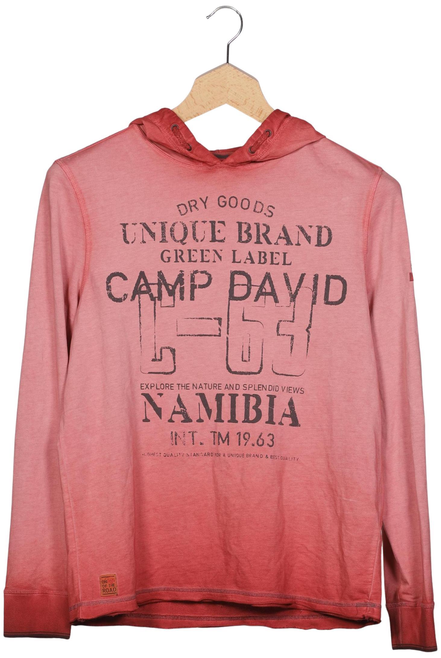 

Camp David Herren Kapuzenpullover, rot, Gr. 48