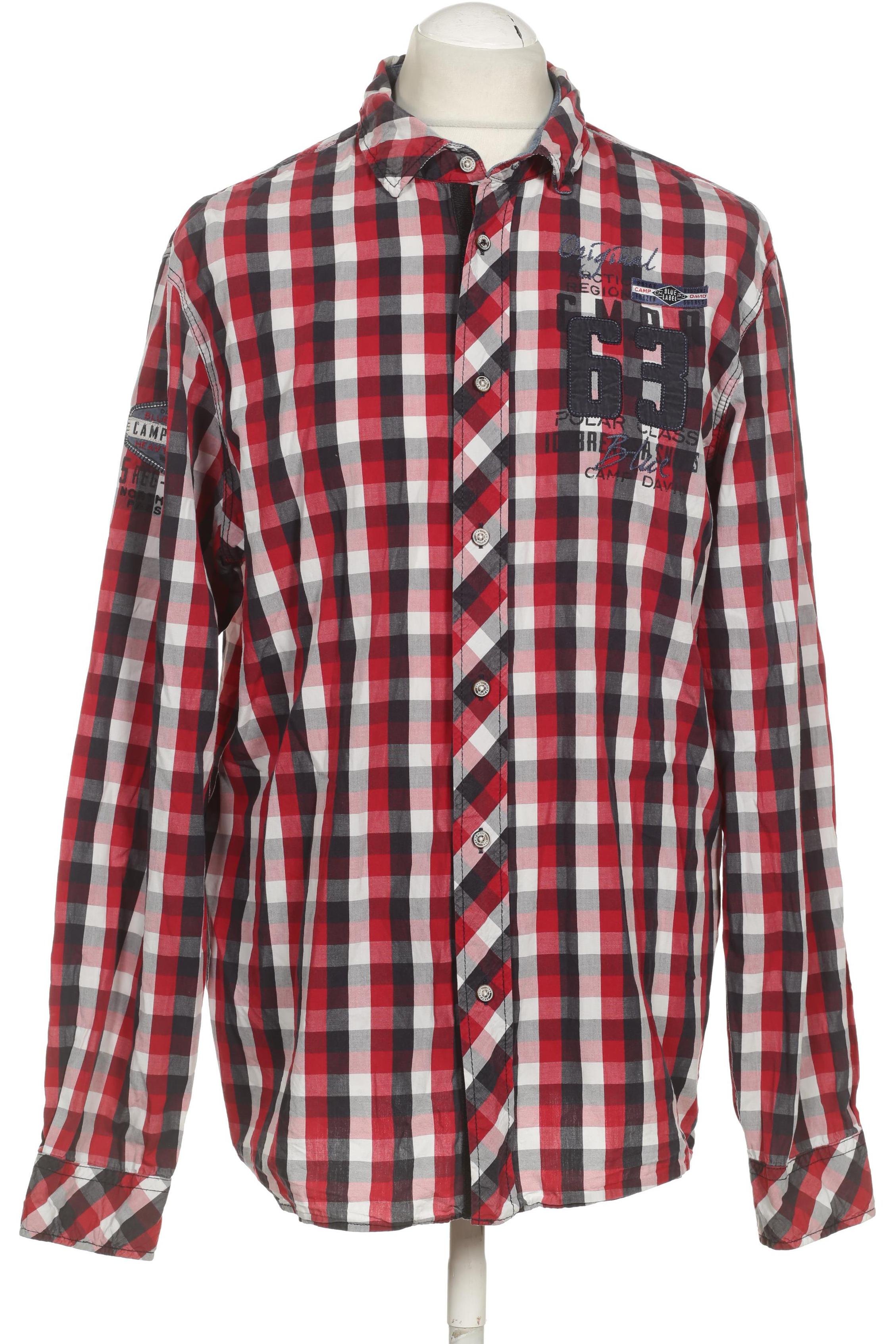 

Camp David Herren Hemd, rot, Gr.