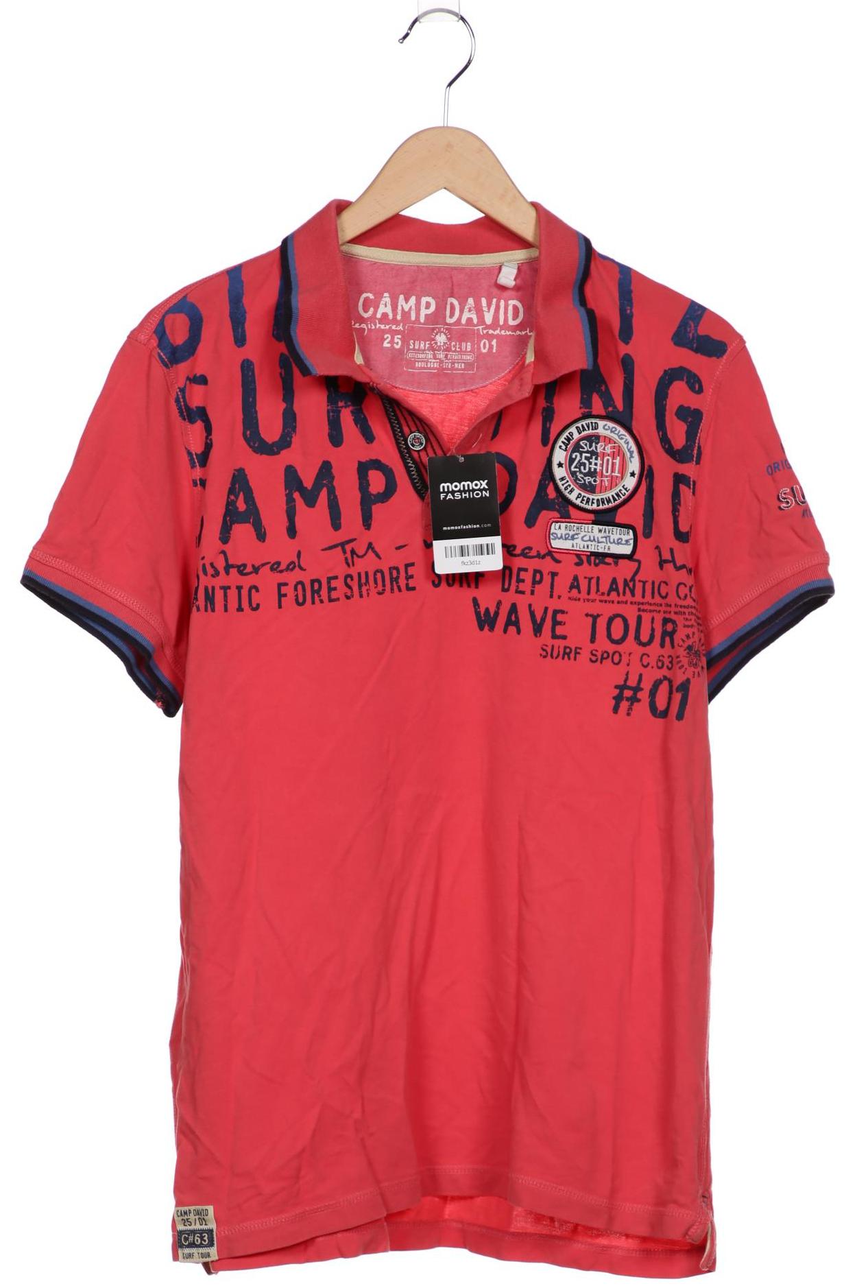 

Camp David Herren Poloshirt, pink, Gr. 54