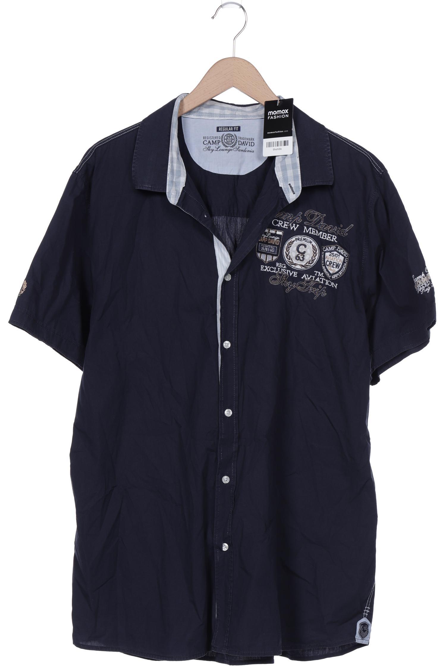 

Camp David Herren Hemd, marineblau
