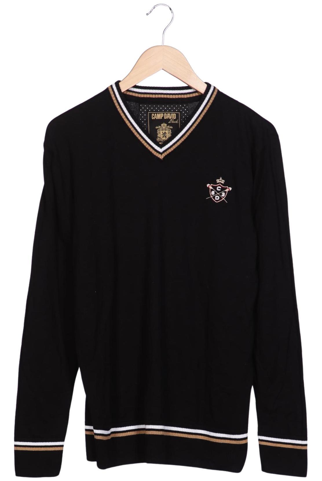 Thumbnail - Camp David Herren Pullover, schwarz, Gr. 48