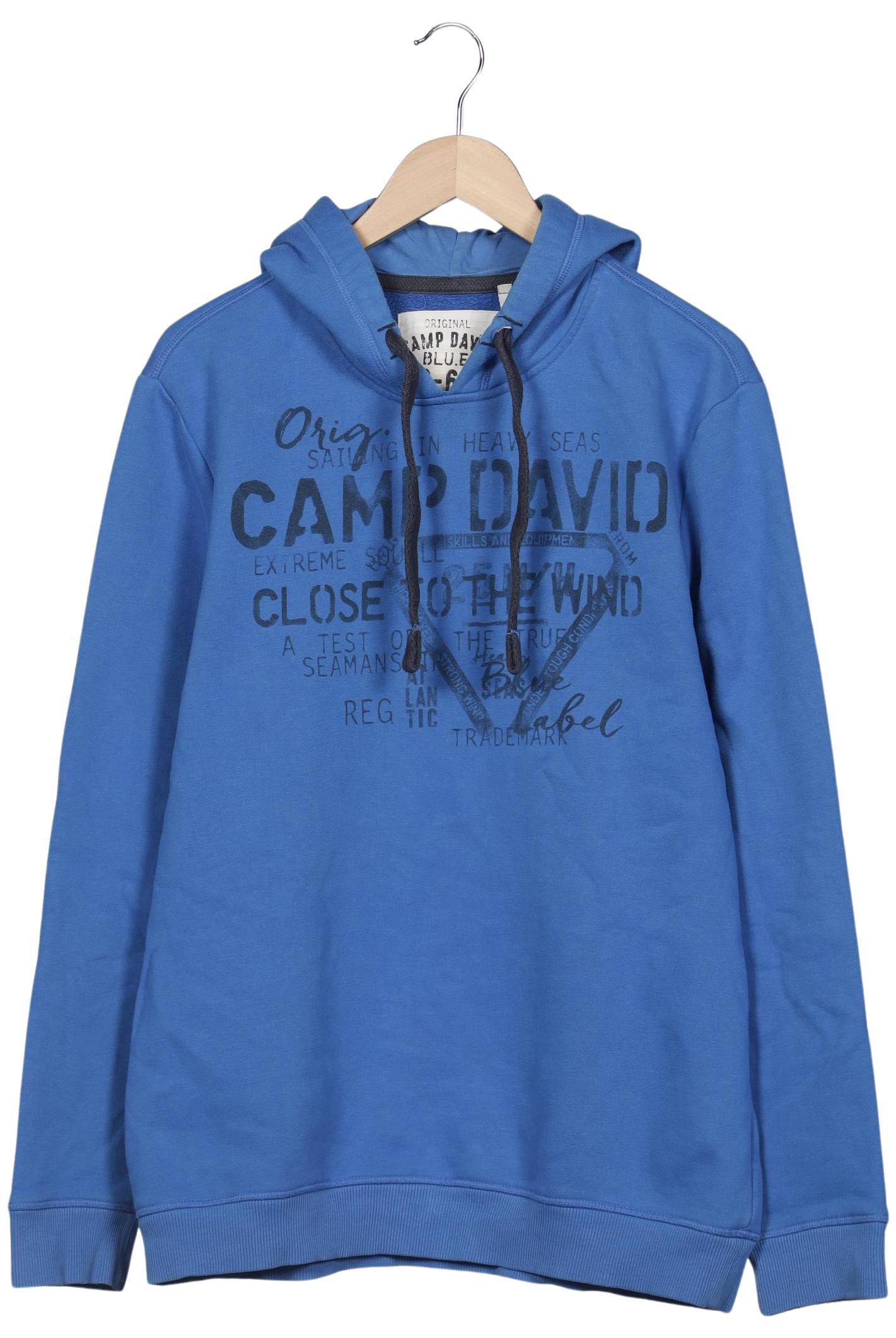 

Camp David Herren Kapuzenpullover, blau, Gr. 54